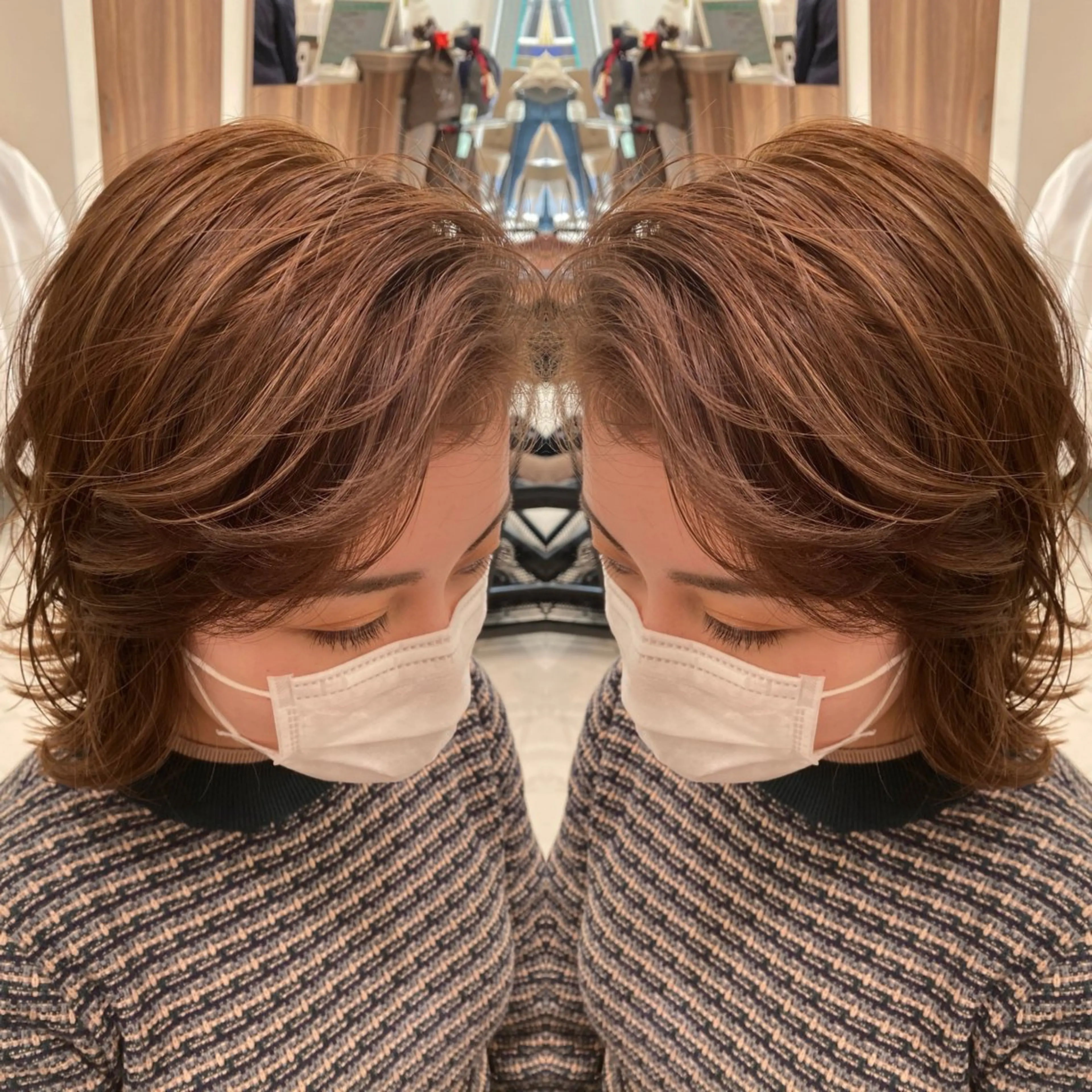 ミディアム カラー ✄デザイン特化 /Ami✄のヘアスタイル