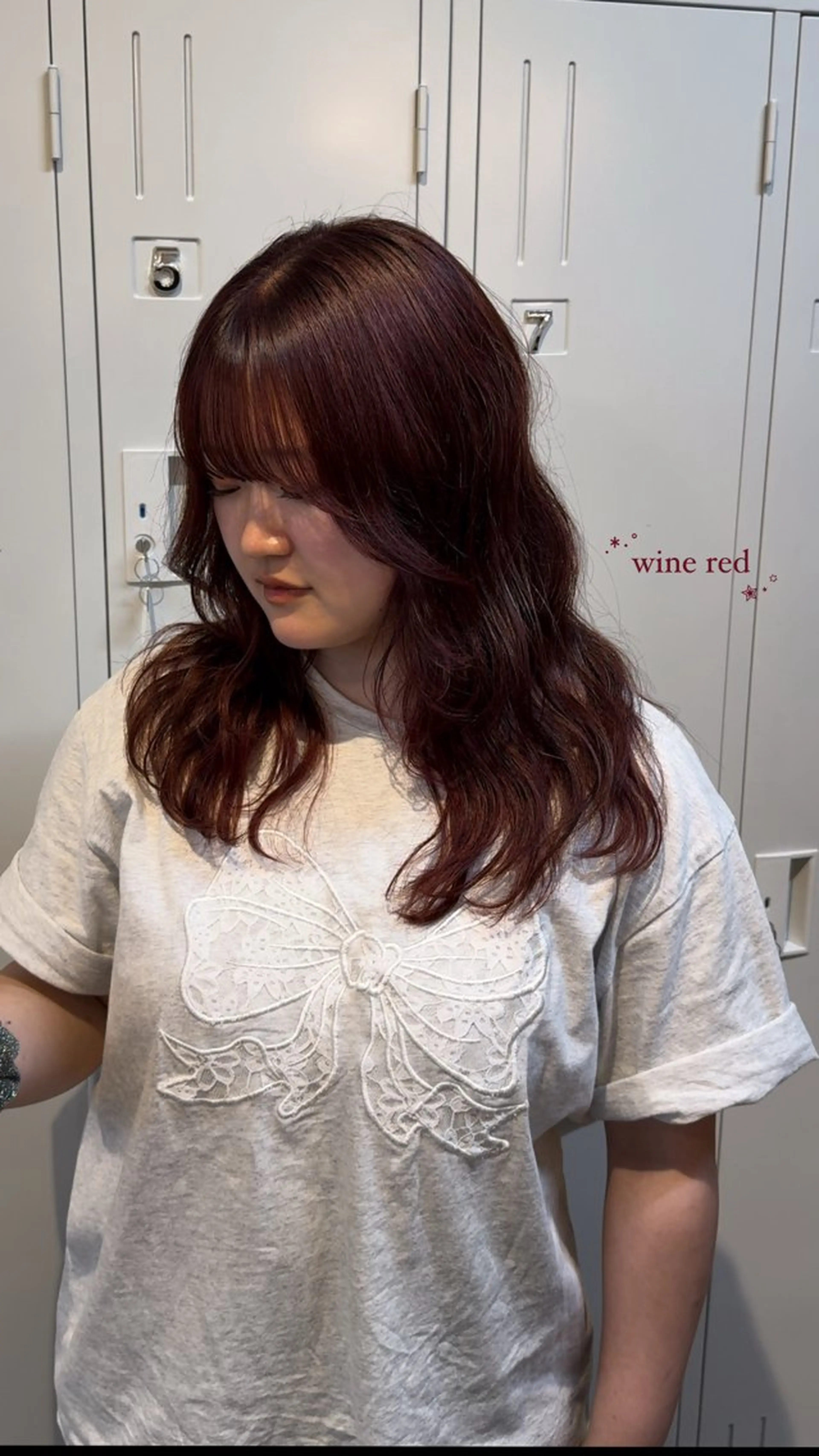 セミロング カラー ヘアアレンジ ブリーチ ブリーチなしカラー ヘアカラー ᵐⁱᵏⁱᵏᵒ /暖色･透明感カラーのヘアスタイル