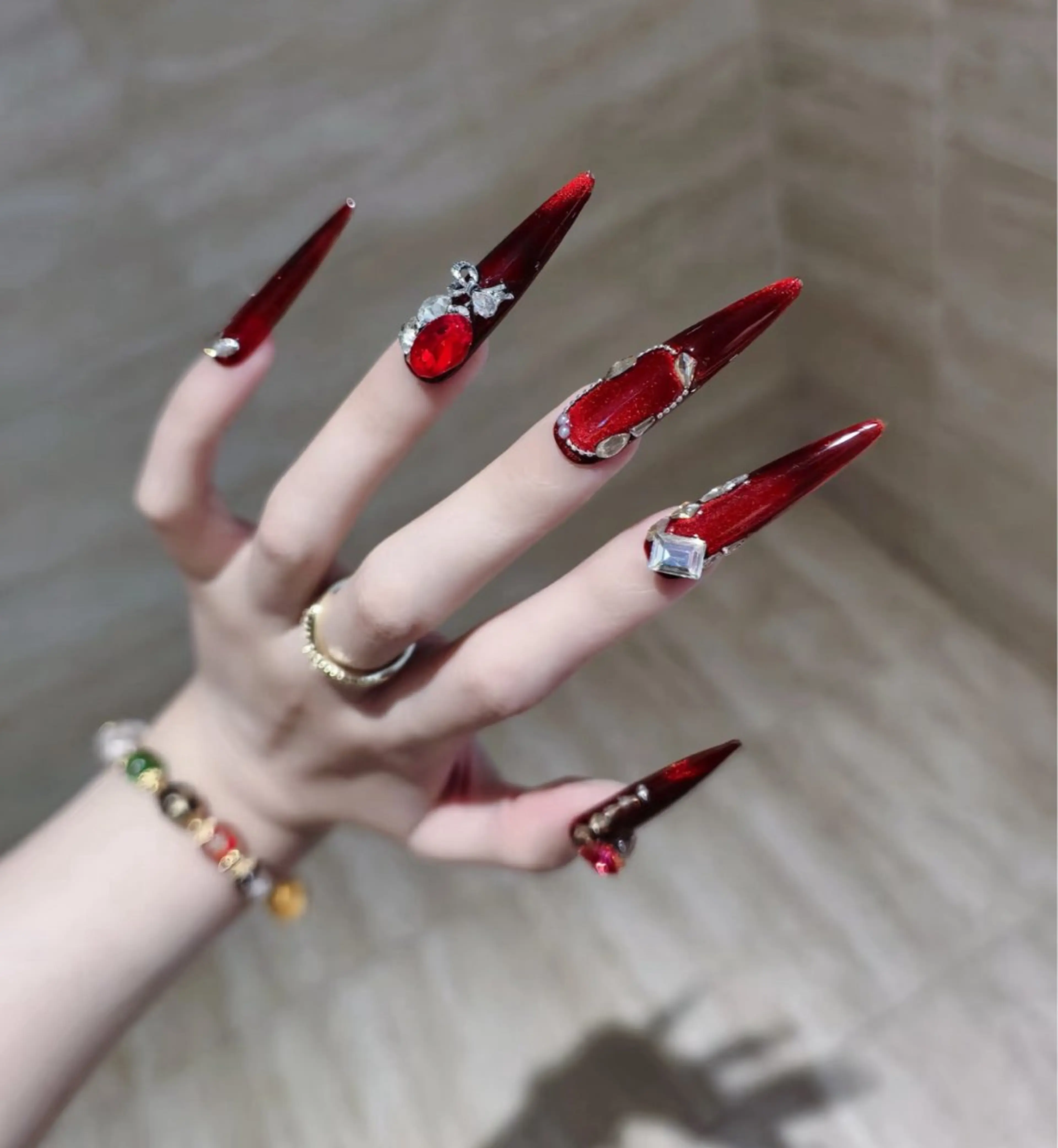 ネイル ハロウィン ハンドネイル iNEKO所属・Lee Leeのネイルデザイン