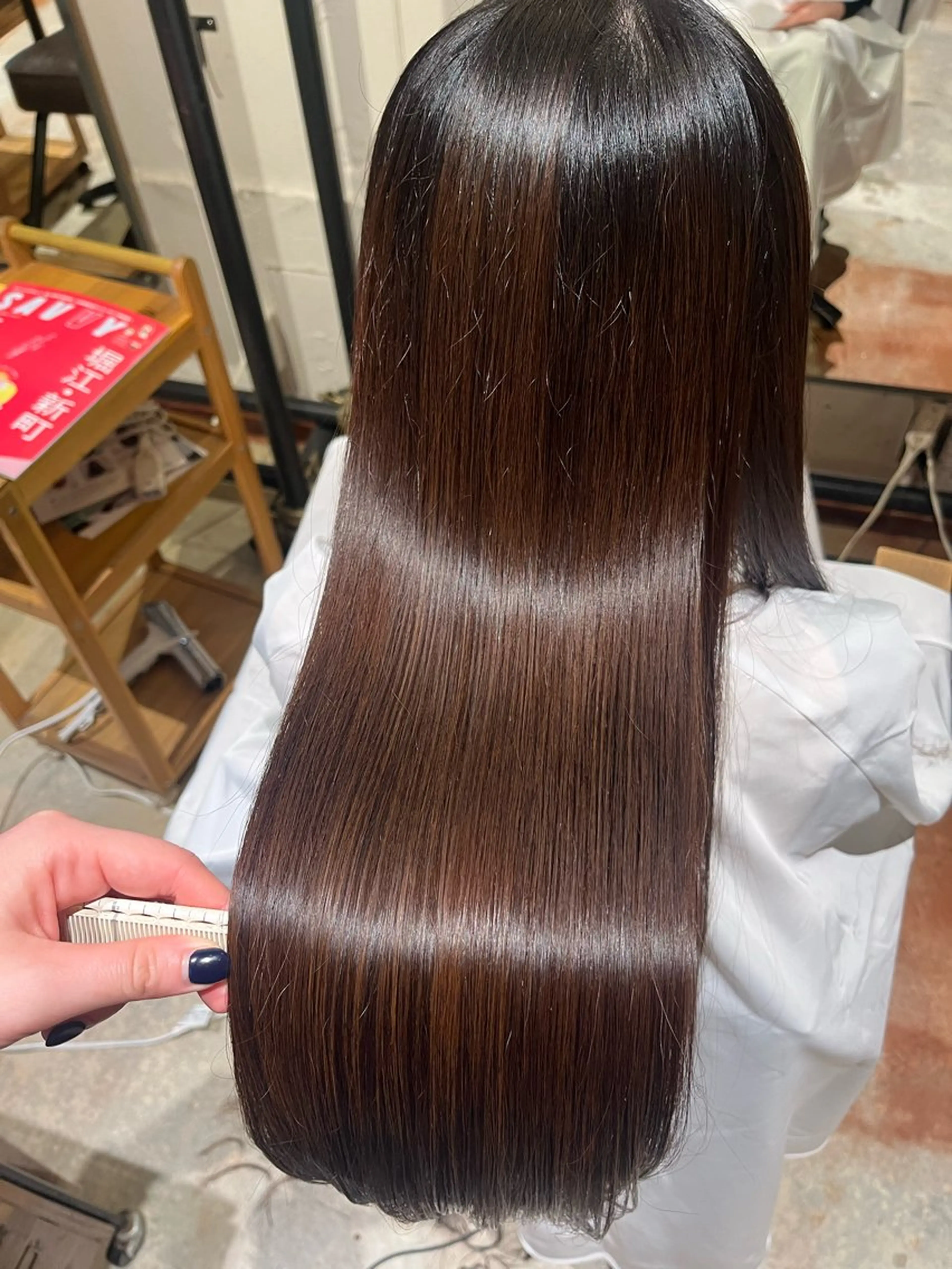 ロング カット トリートメント コバヤシ ラムのヘアスタイル