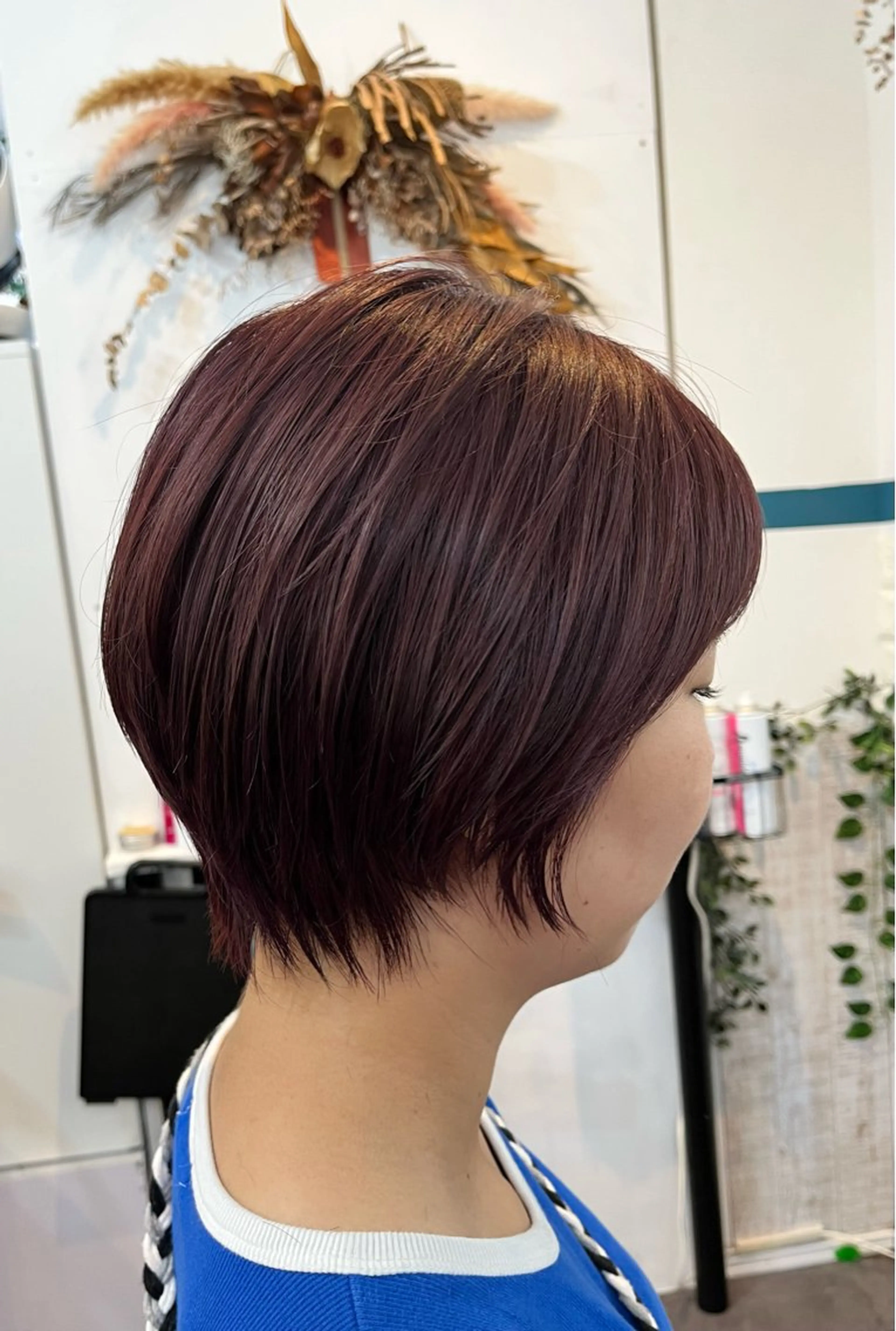 ショート カラー ブラウンカラー ピンクカラー si6【シーム】 小田みきのヘアスタイル