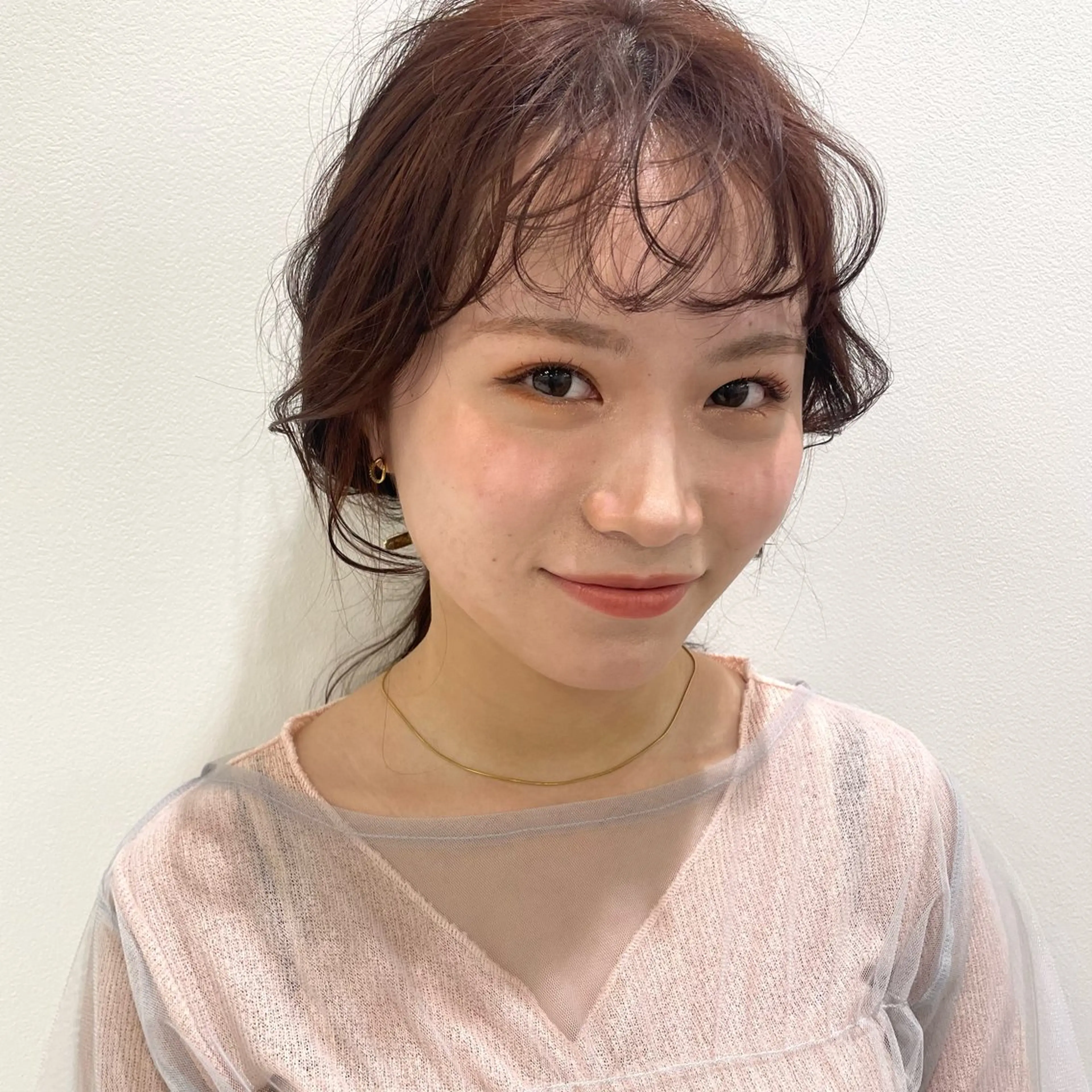 セミロング 🫧レイナ 🫧 透明感カラー🫧のヘアスタイル