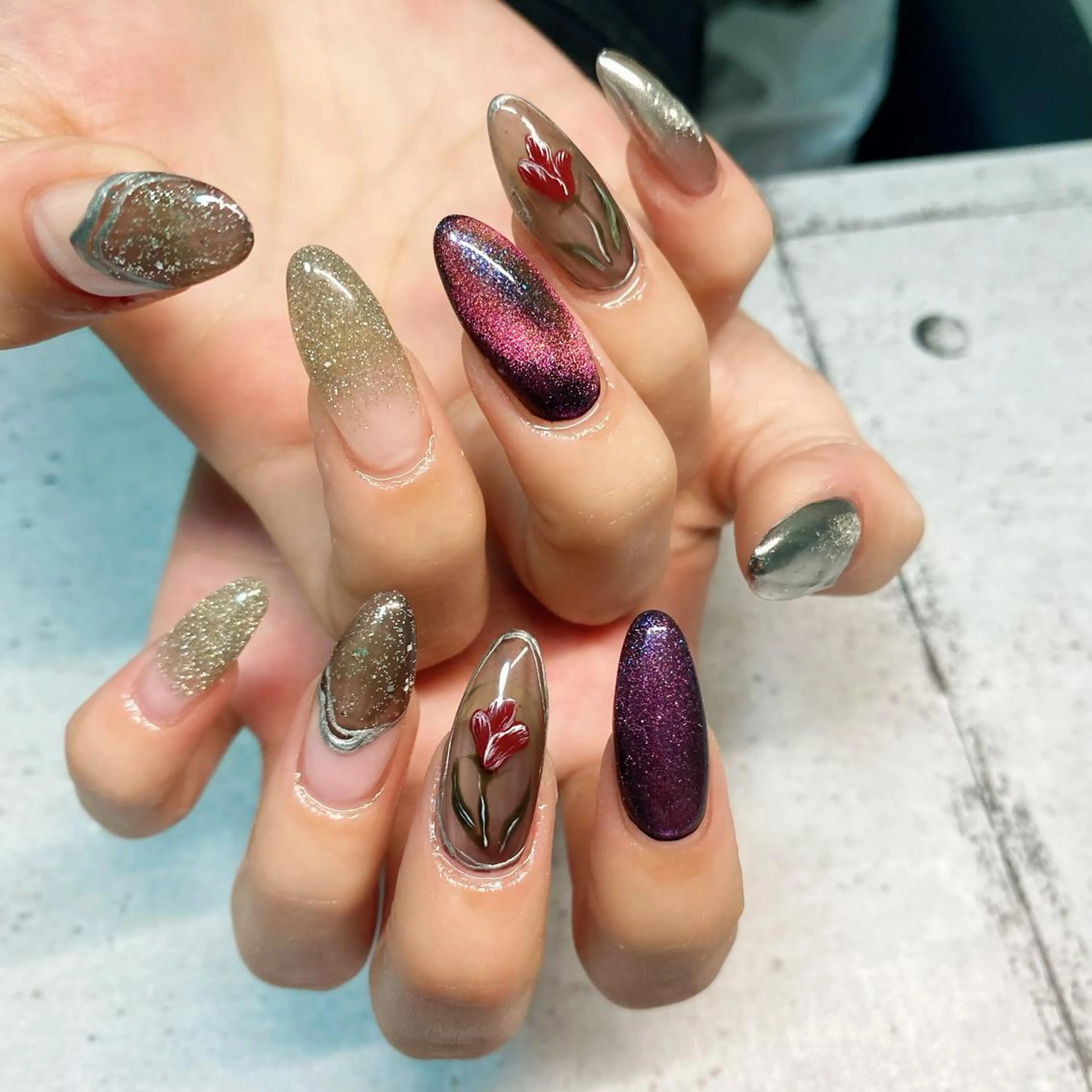 ネイル ハンドネイル NAIL SALON あんび所属・nail salon あんびのネイルデザイン