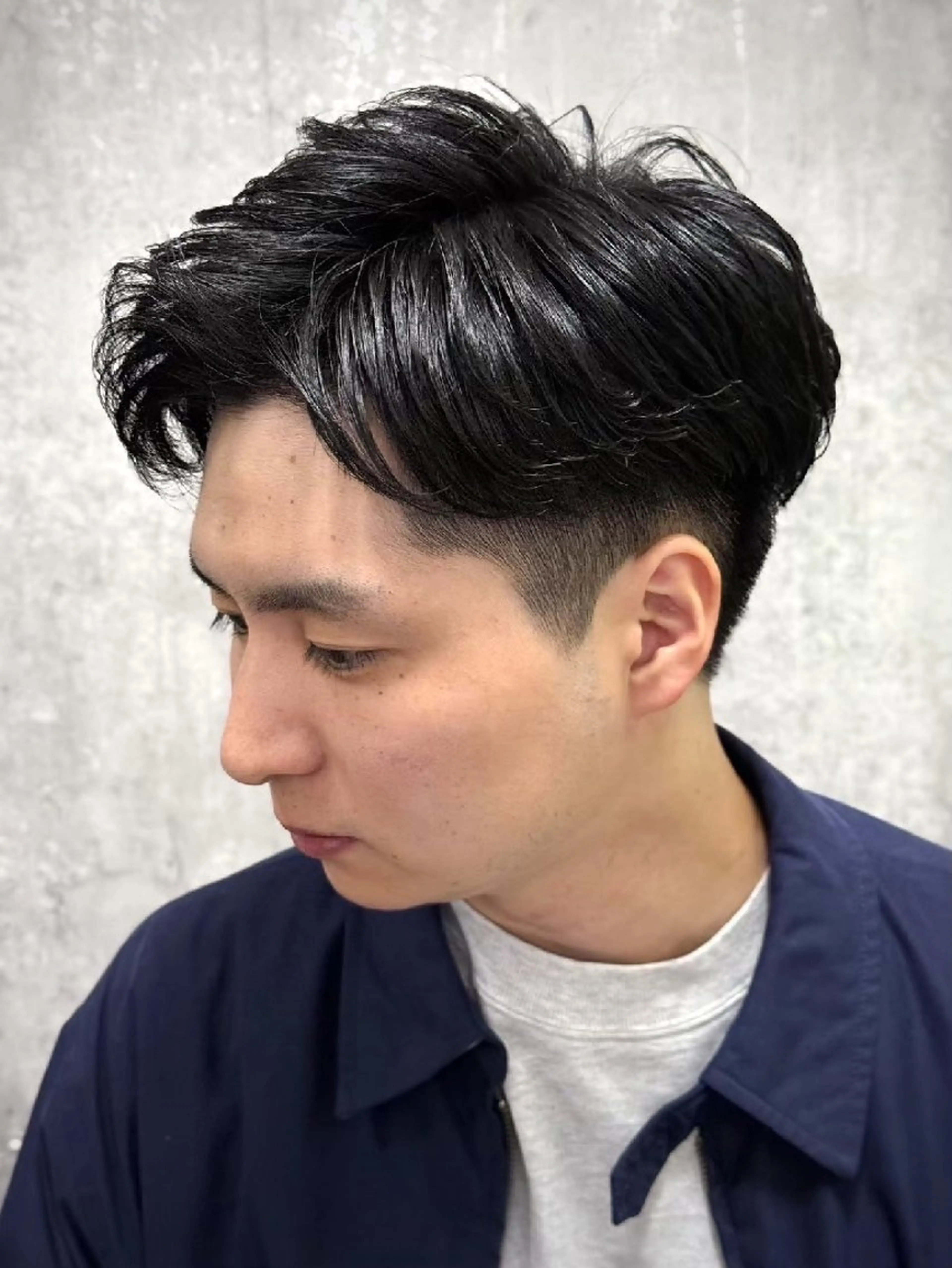 ショート パーマ メンズ ヒロ銀座青山店所属・森本 ミクのヘアスタイル