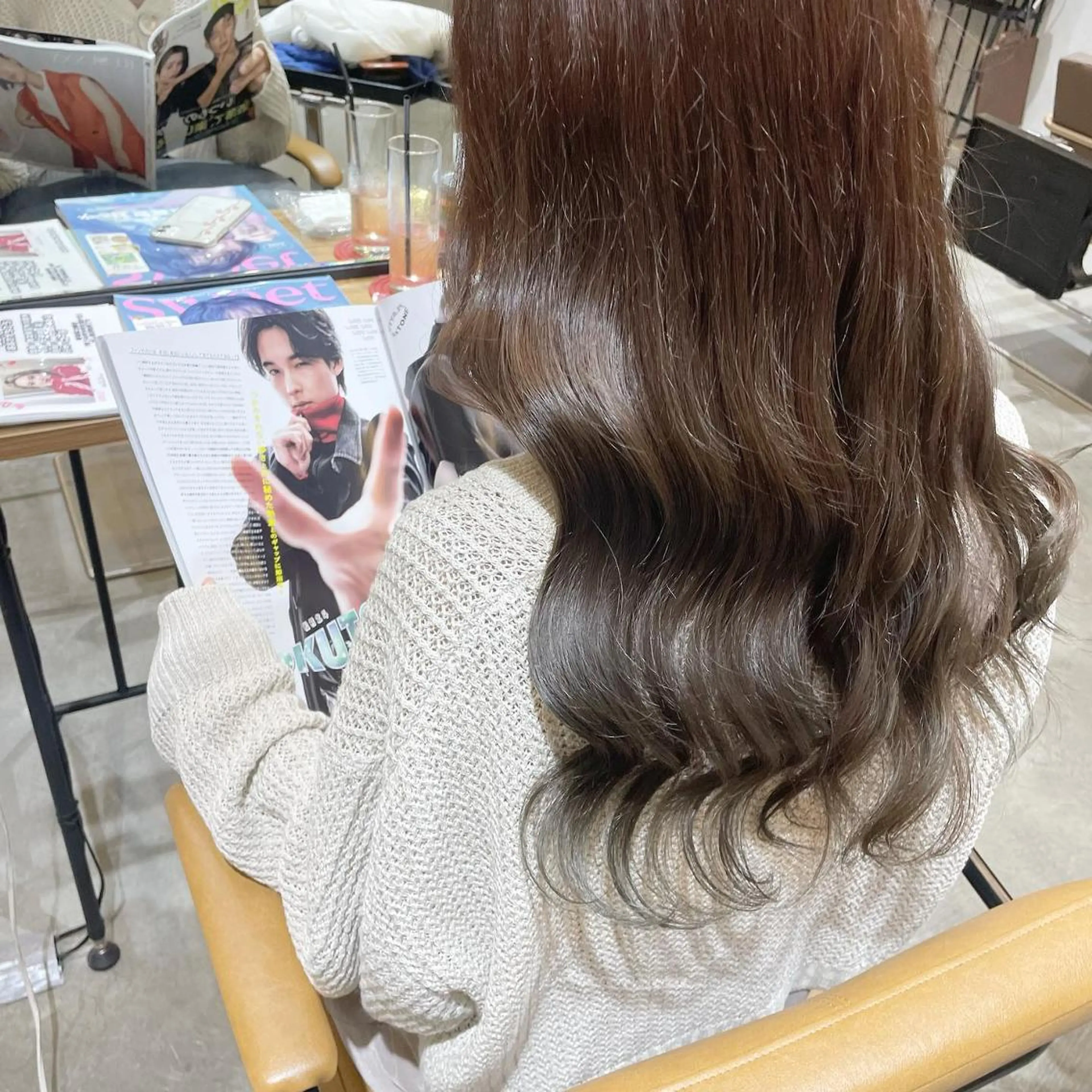 カラー ヘアアレンジ ブリーチ 透明感カラー イルミナカラー ブリーチなしカラー ピンクカラー 𝙢𝙞𝙮𝙪🎀 girly hairのヘアスタイル