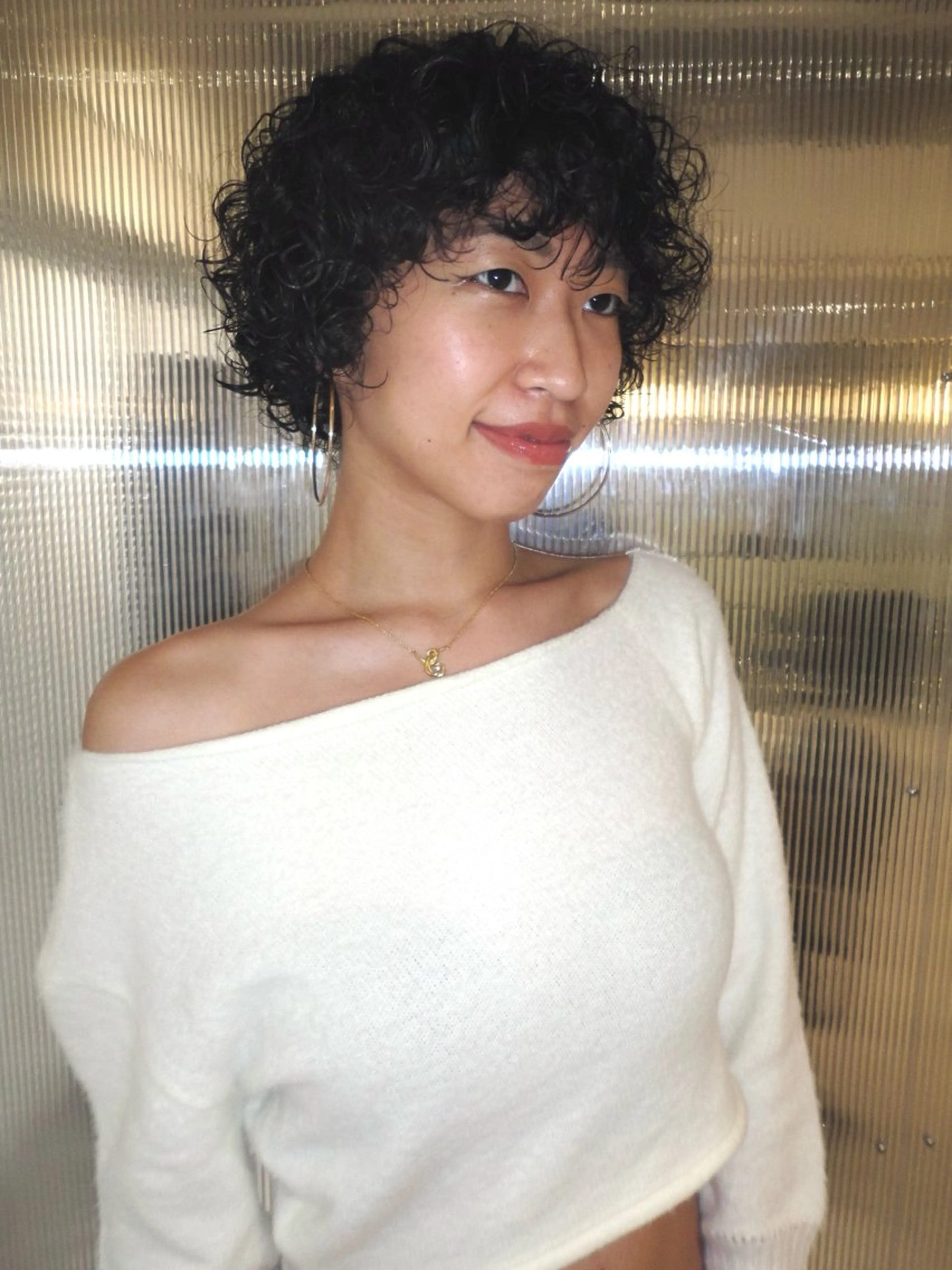 ショート パーマ カット パーマ トリートメント 丹所属・チヒロ/パーマ ショート/メンズのヘアスタイル