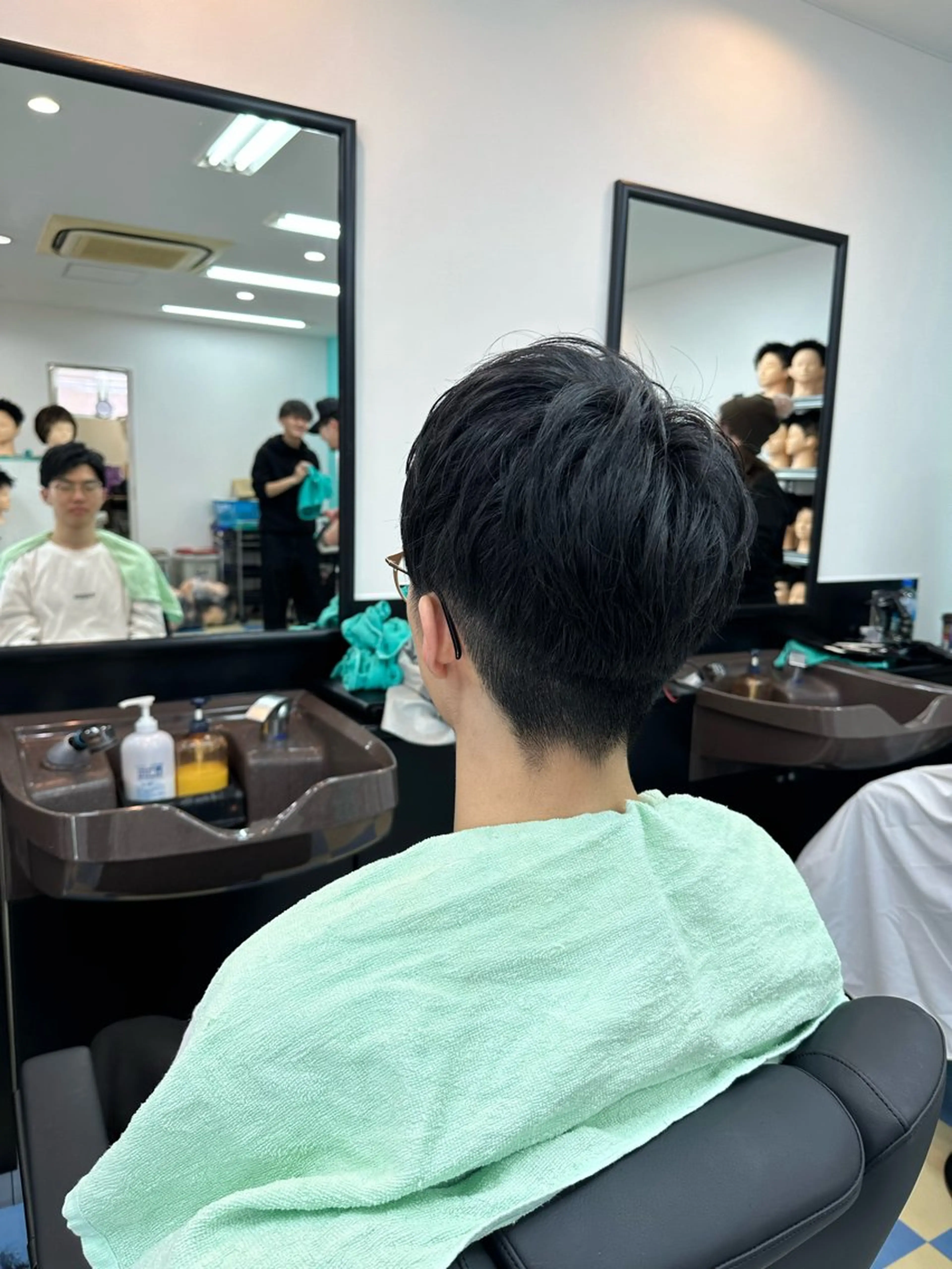 ミディアム メンズ Barber Tribe所属・メンズショート/ フェード/超駅近のヘアスタイル