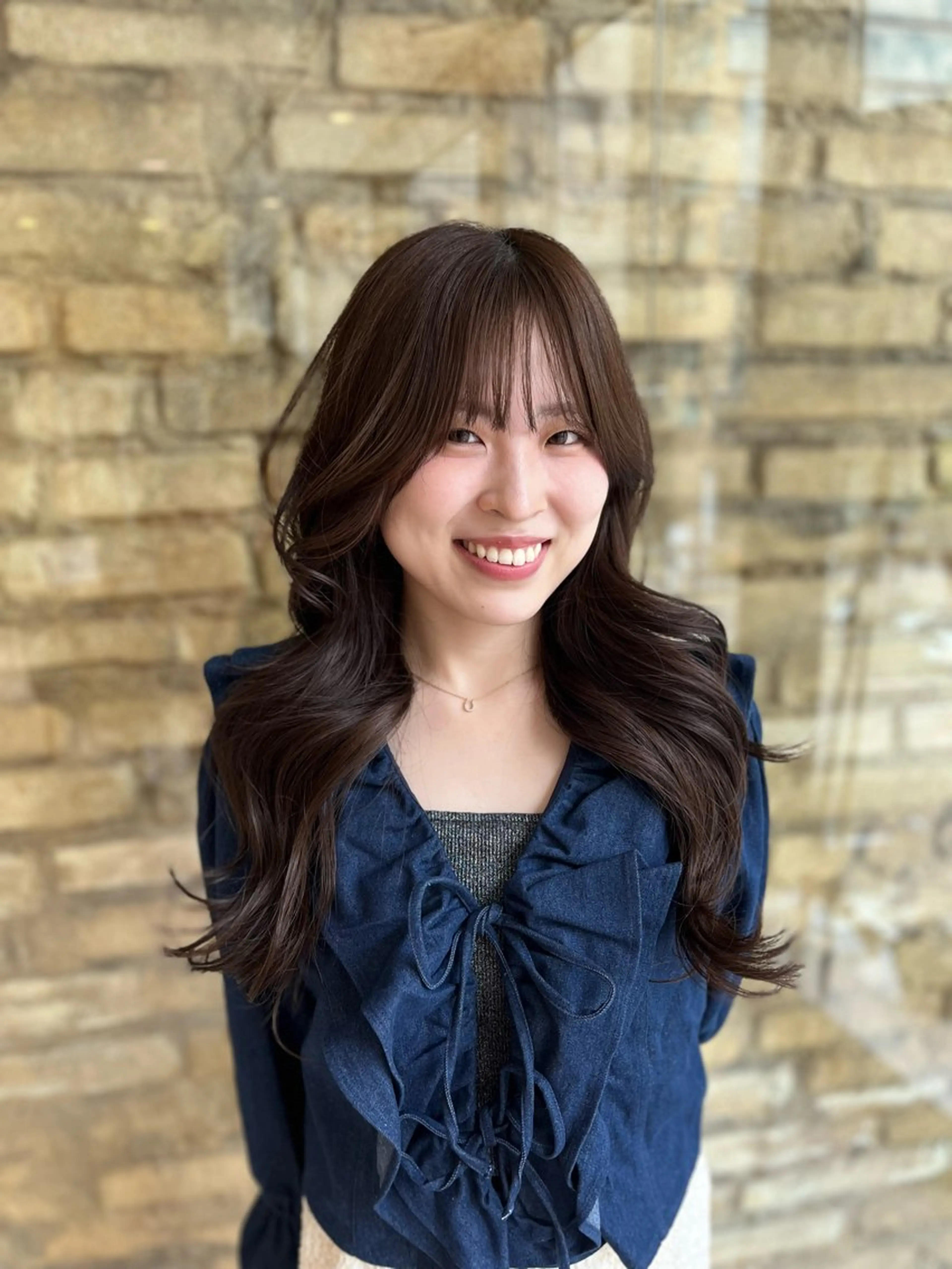 ロング 韓国風ヘア hair make BEHIVE ichibancho AVEDA所属・渡邉  日向子 🌙レイヤー・パーマのヘアスタイル