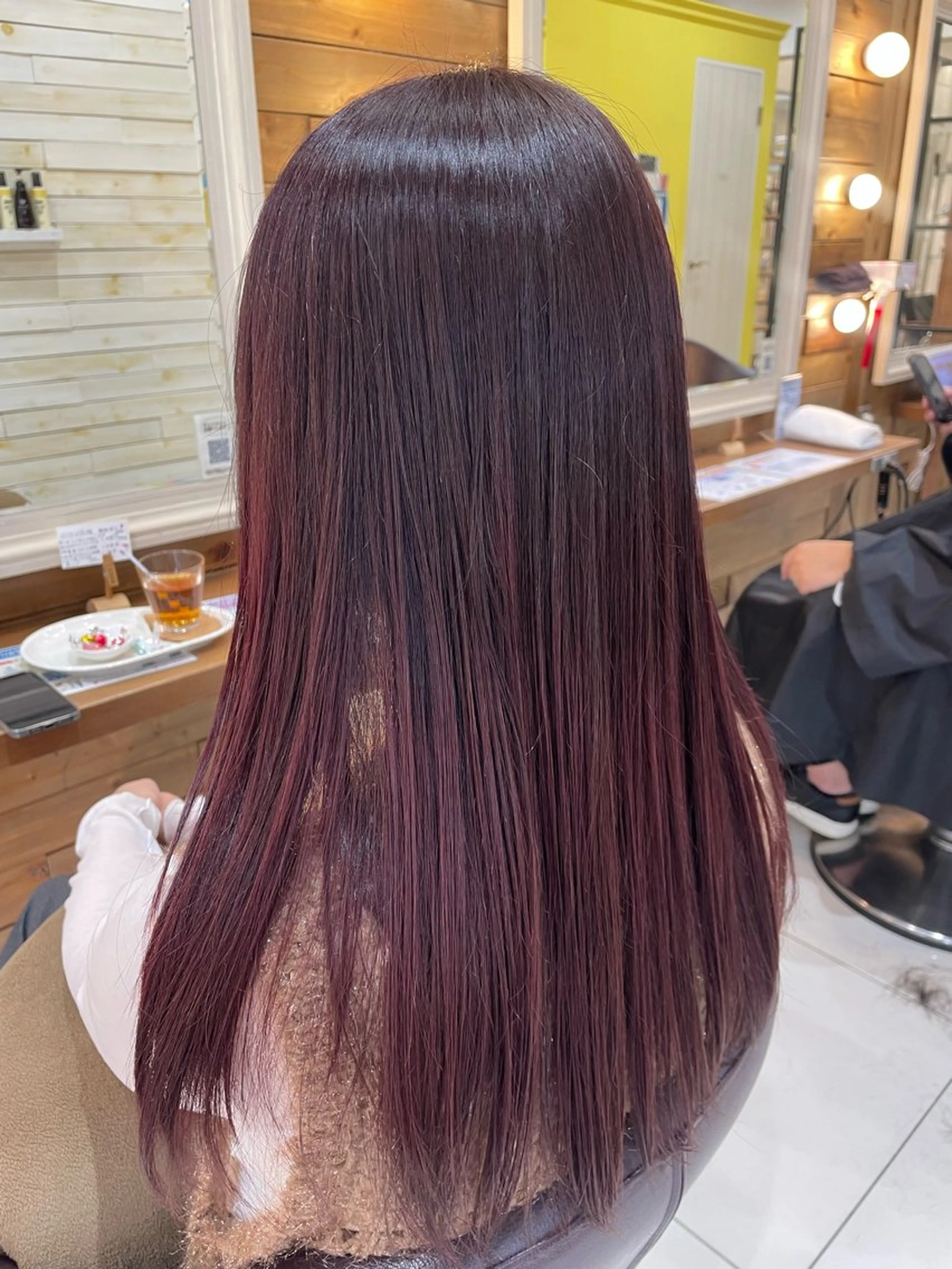 ロング カラー ヘアカラー トリートメント アカネ/暖色カラー /ボブ🪐🧡のヘアスタイル