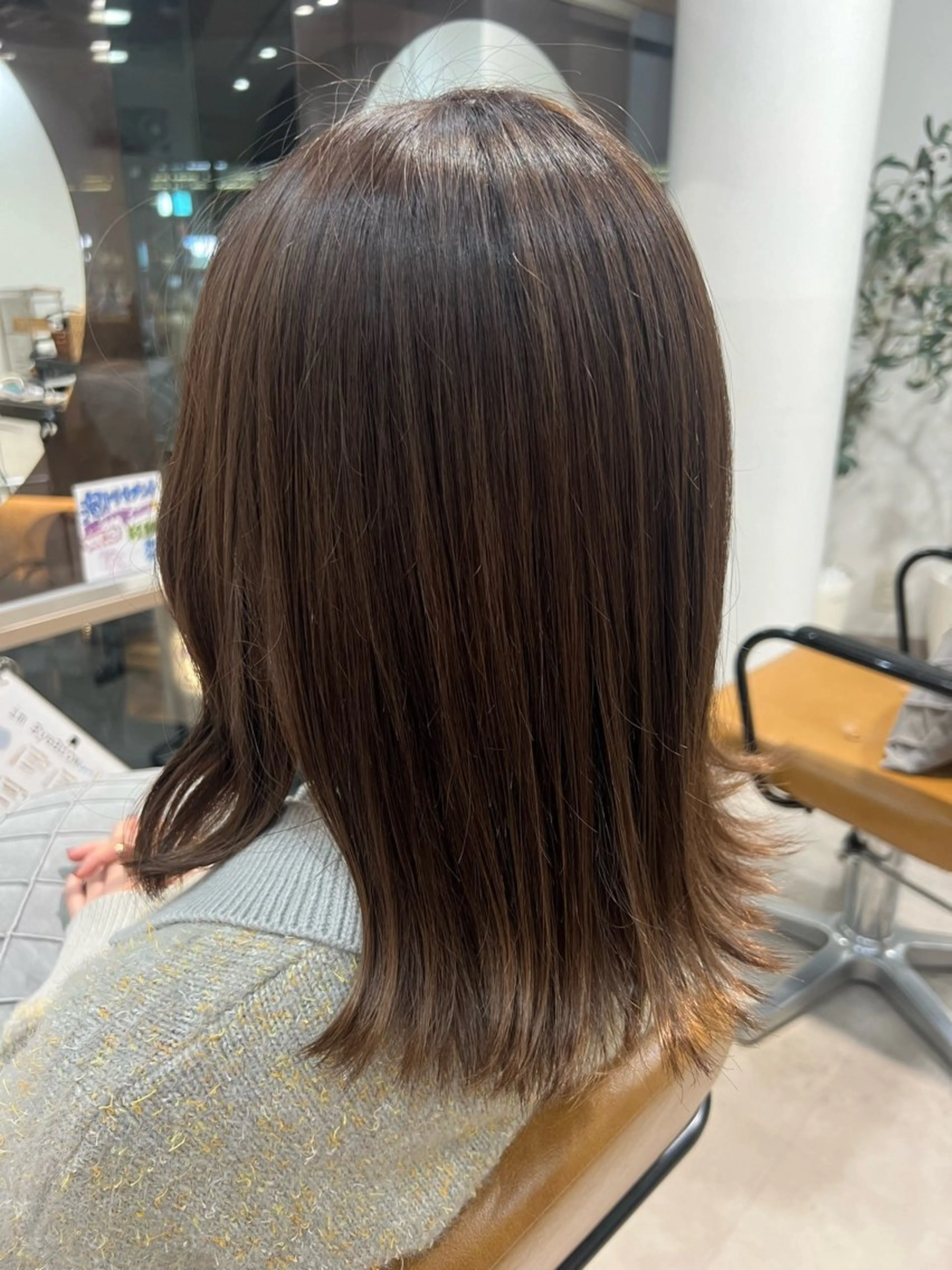 カラー ブラウンカラー ナチュラルブラウン ハラダユウカ NOA三宮店のヘアスタイル