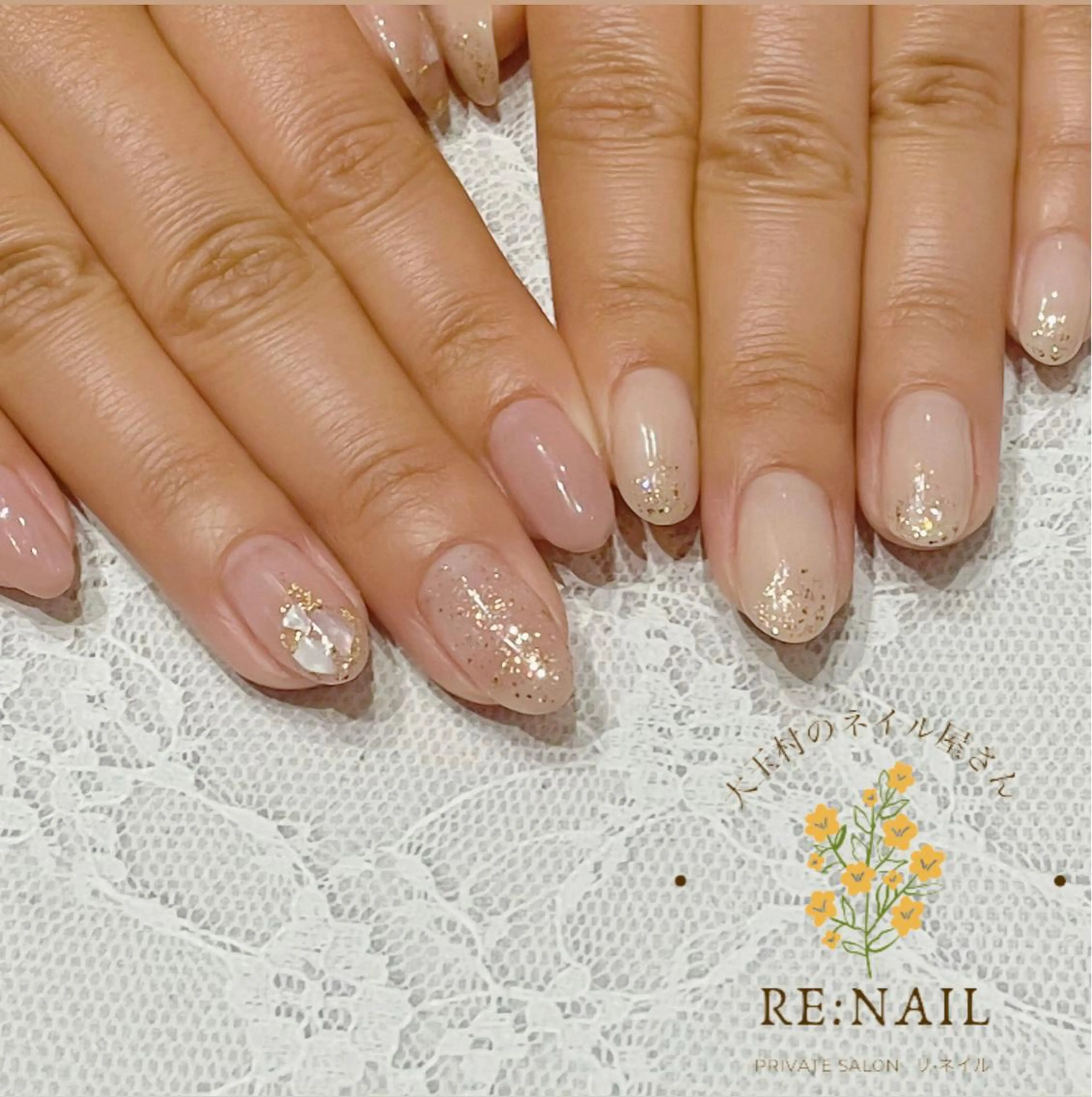 ネイル シンプルネイル かんの りなのネイルデザイン