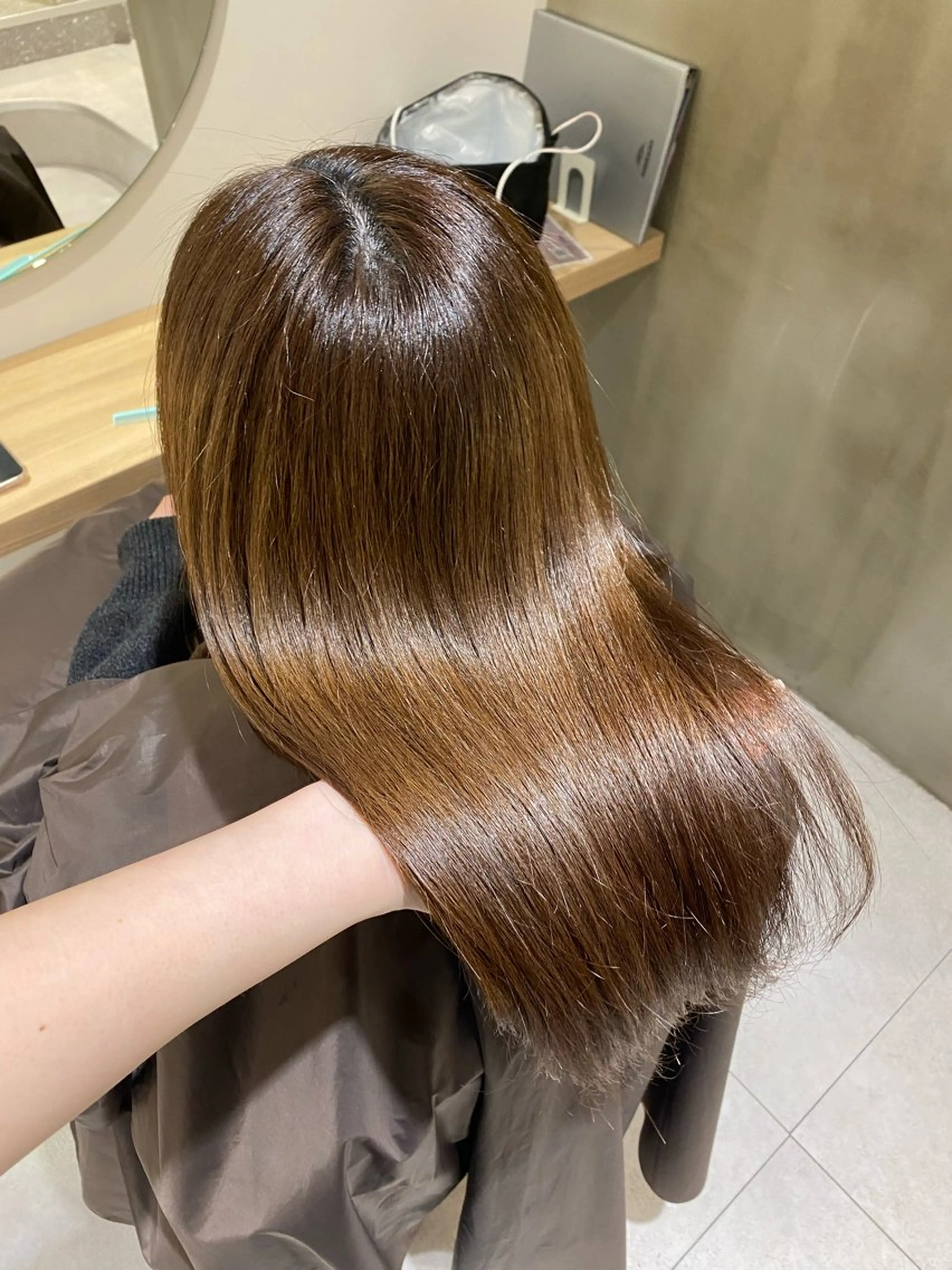 ロング カラー トリートメント ヘアカラー トリートメント ien.hair&beauty所属・韓国ｶﾞｰﾘｰ 🎀ミスズ🩰のヘアスタイル