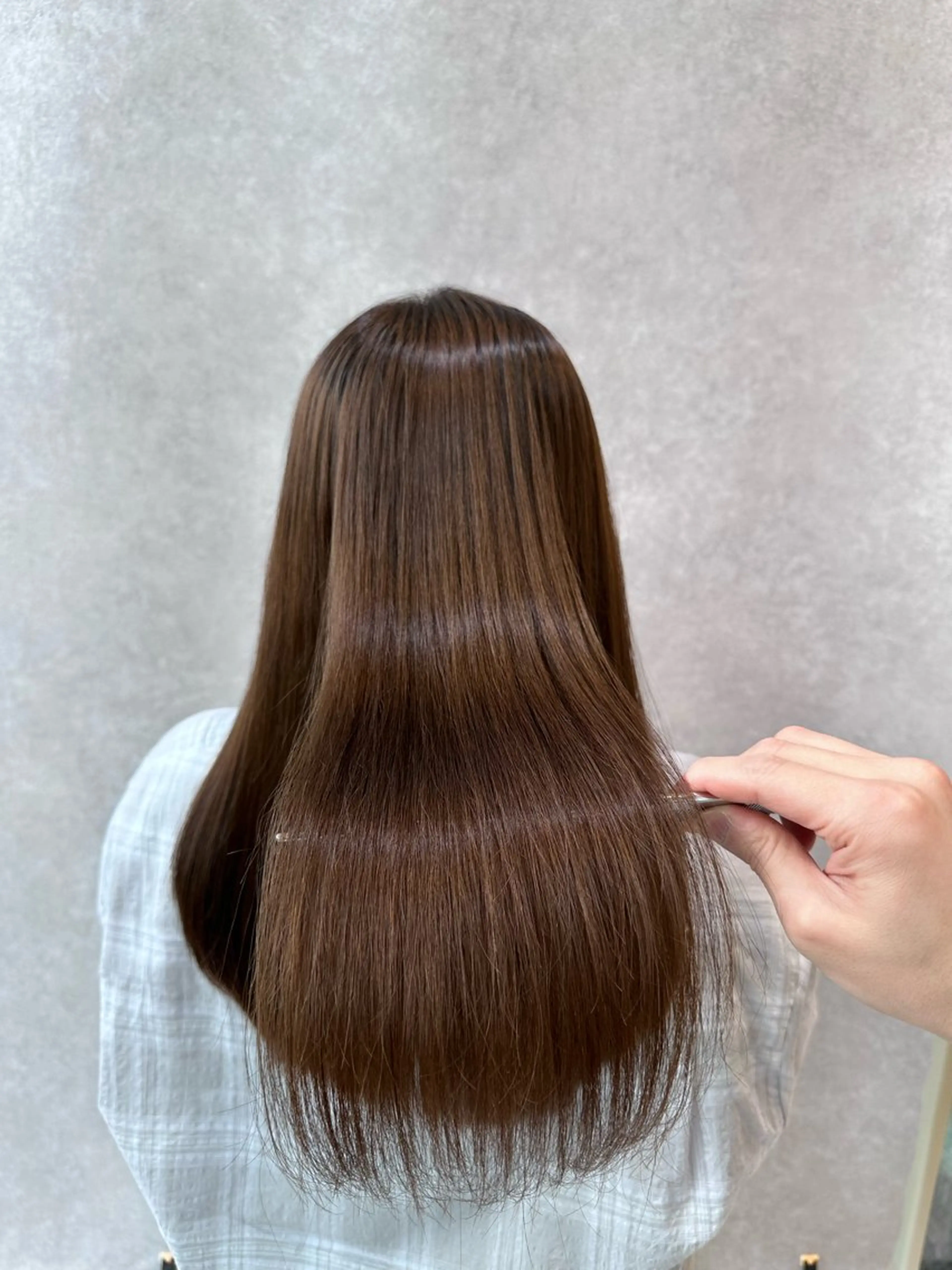 ロング 🔸縮毛矯正/髪質 改善カラー石崎🔸のヘアスタイル