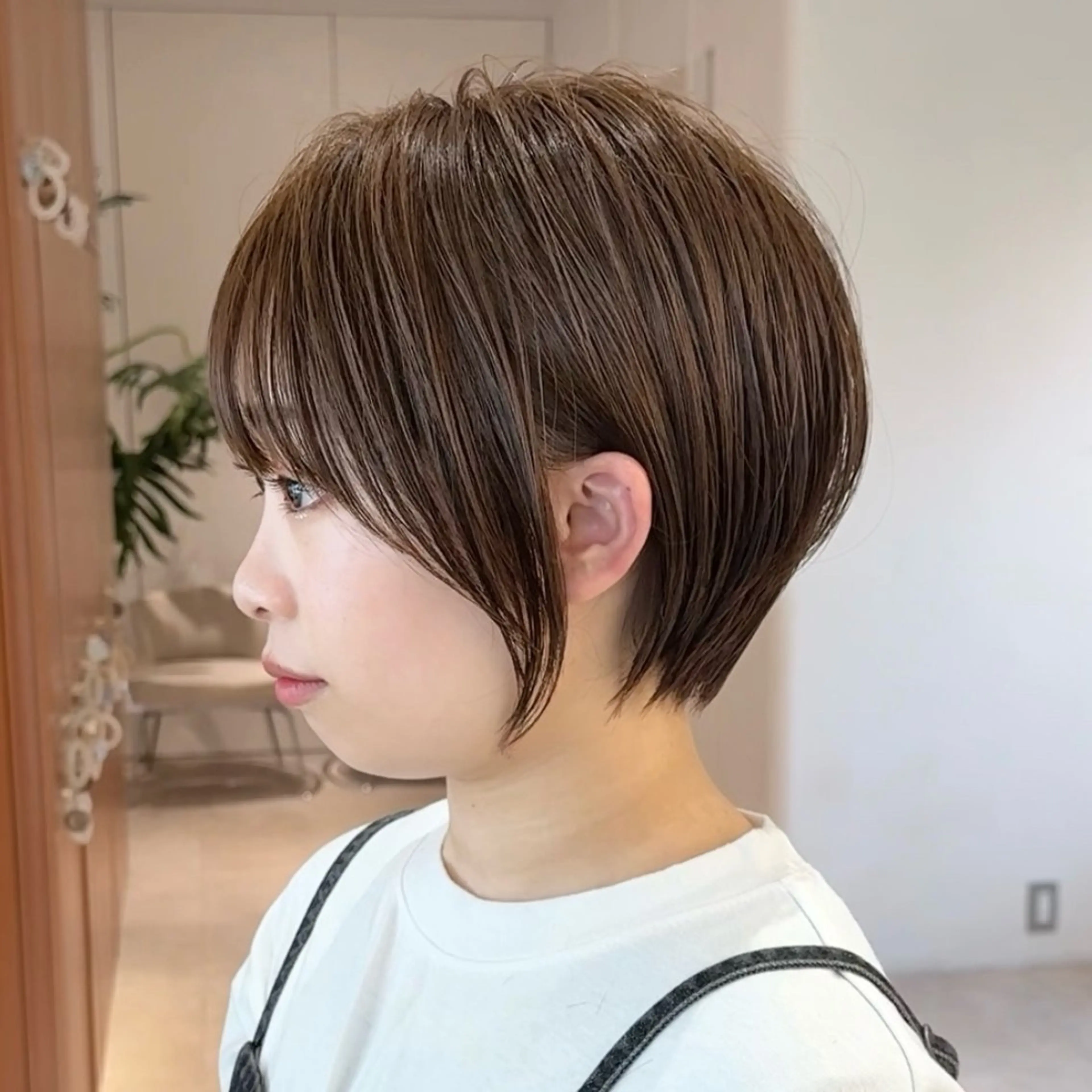 ショート カラー ショートボブ ショートレイヤー ハンサムショート 丸みショート ボブ カット ヘアカラー トリートメント 渋谷ボブ/レイヤー ボブ田中航平のヘアスタイル