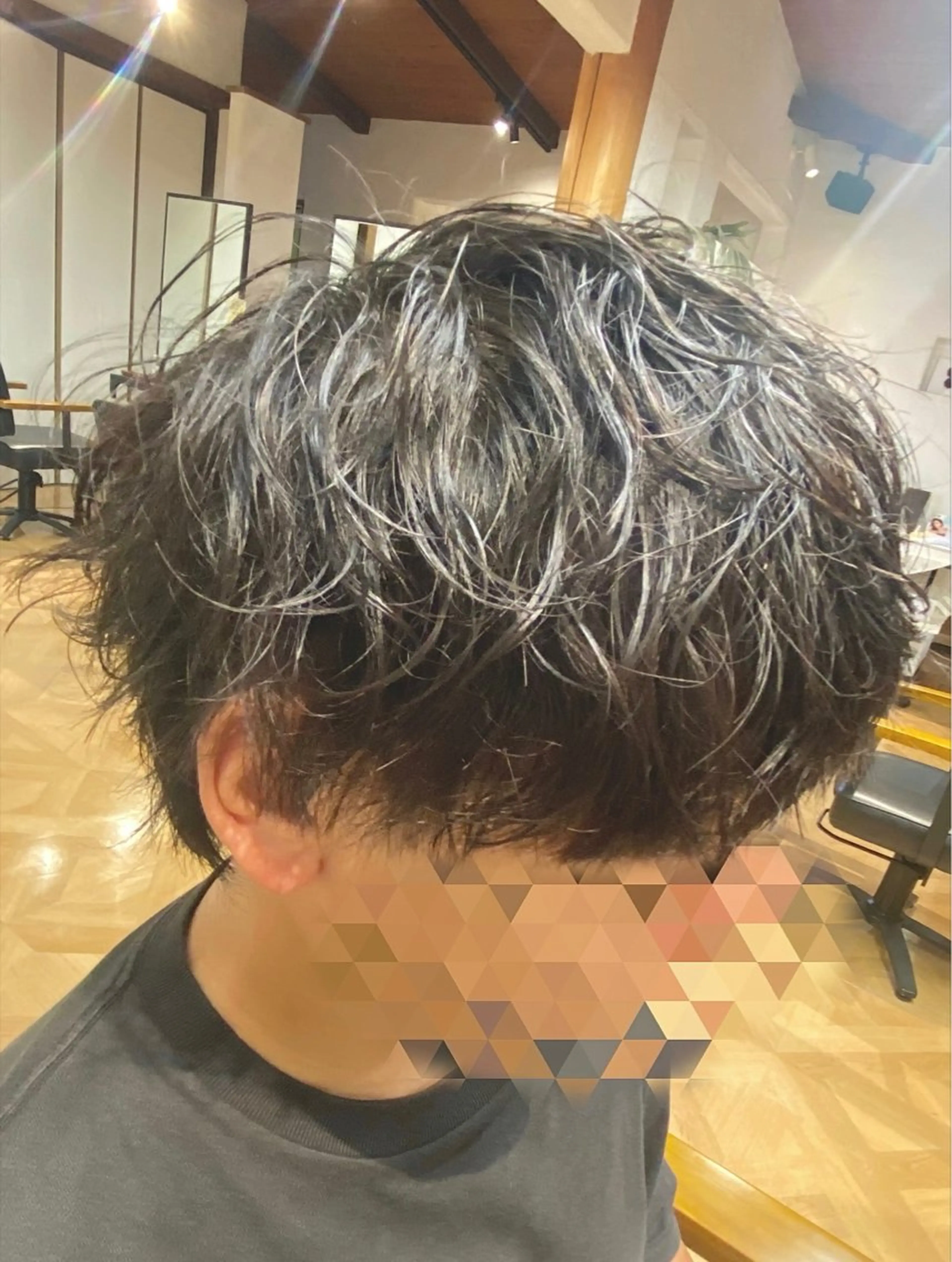 パーマ メンズ メンズパーマ 波巻きパーマ カット パーマ AYL hair桃花台所属・菅野 奏のヘアスタイル