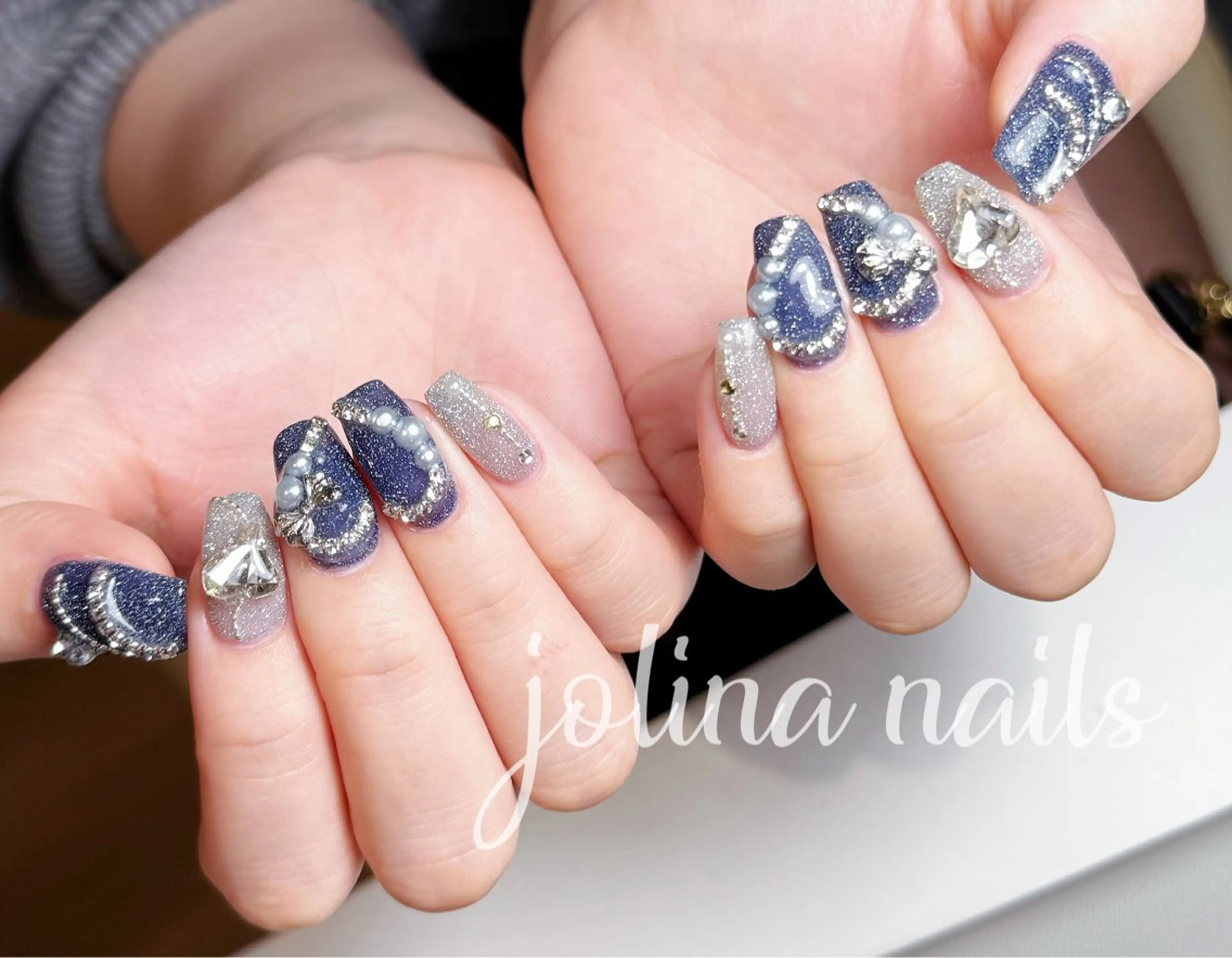 ネイル 持ち込み ハンドネイル jolina nails鶴見店のネイルデザイン