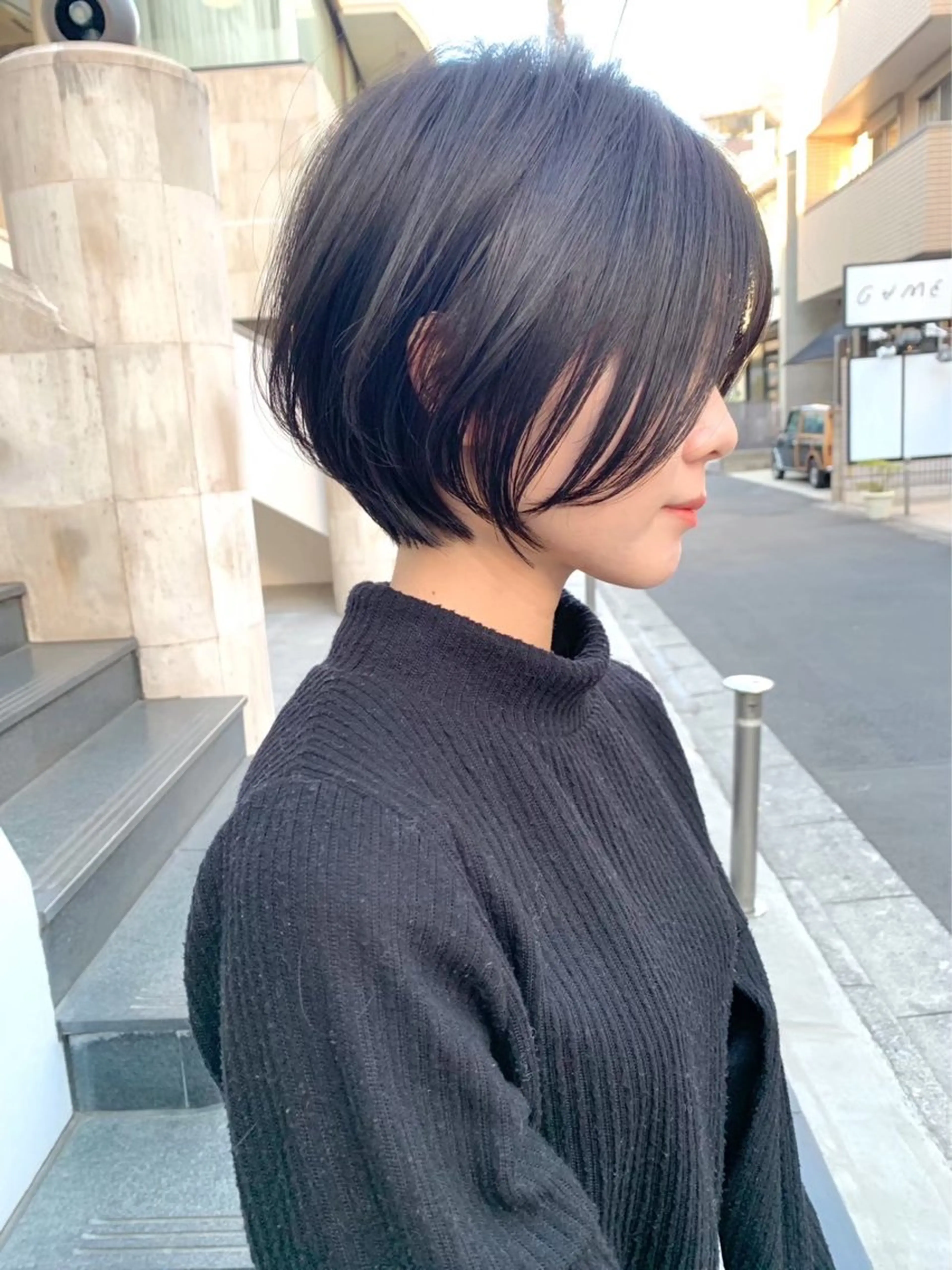 ショート ハイライト 髪質改善 縮毛矯正 トリートメント 艶髪/髪質改善/ NATSUKI🍯のヘアスタイル