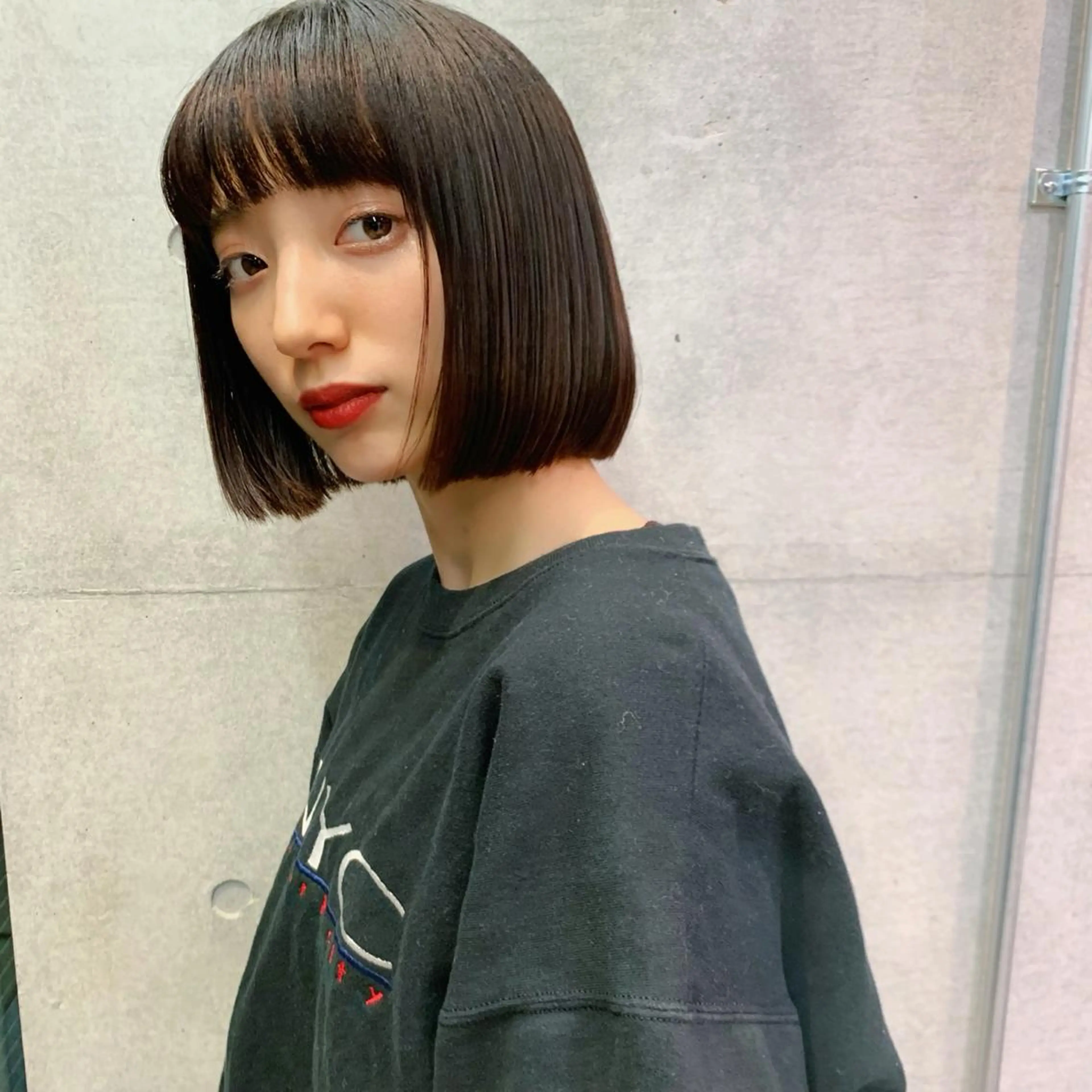 ミディアム ボブ トリートメント 酸熱トリートメント カット トリートメント オシャレ髪✔️ 店長オオキアキヒロのヘアスタイル
