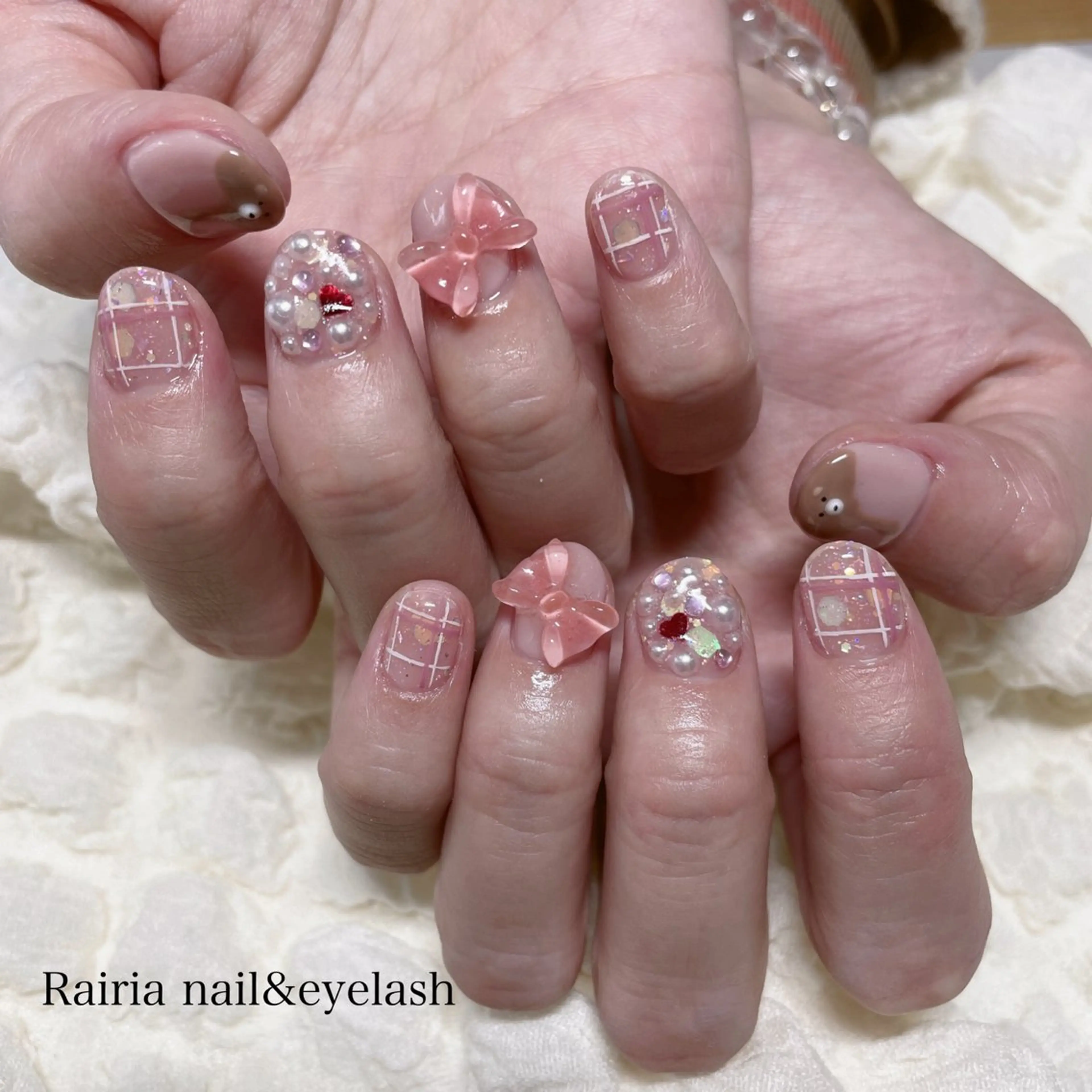 ネイル 持ち込み ハンドネイル Rairianail 小岩店のネイルデザイン