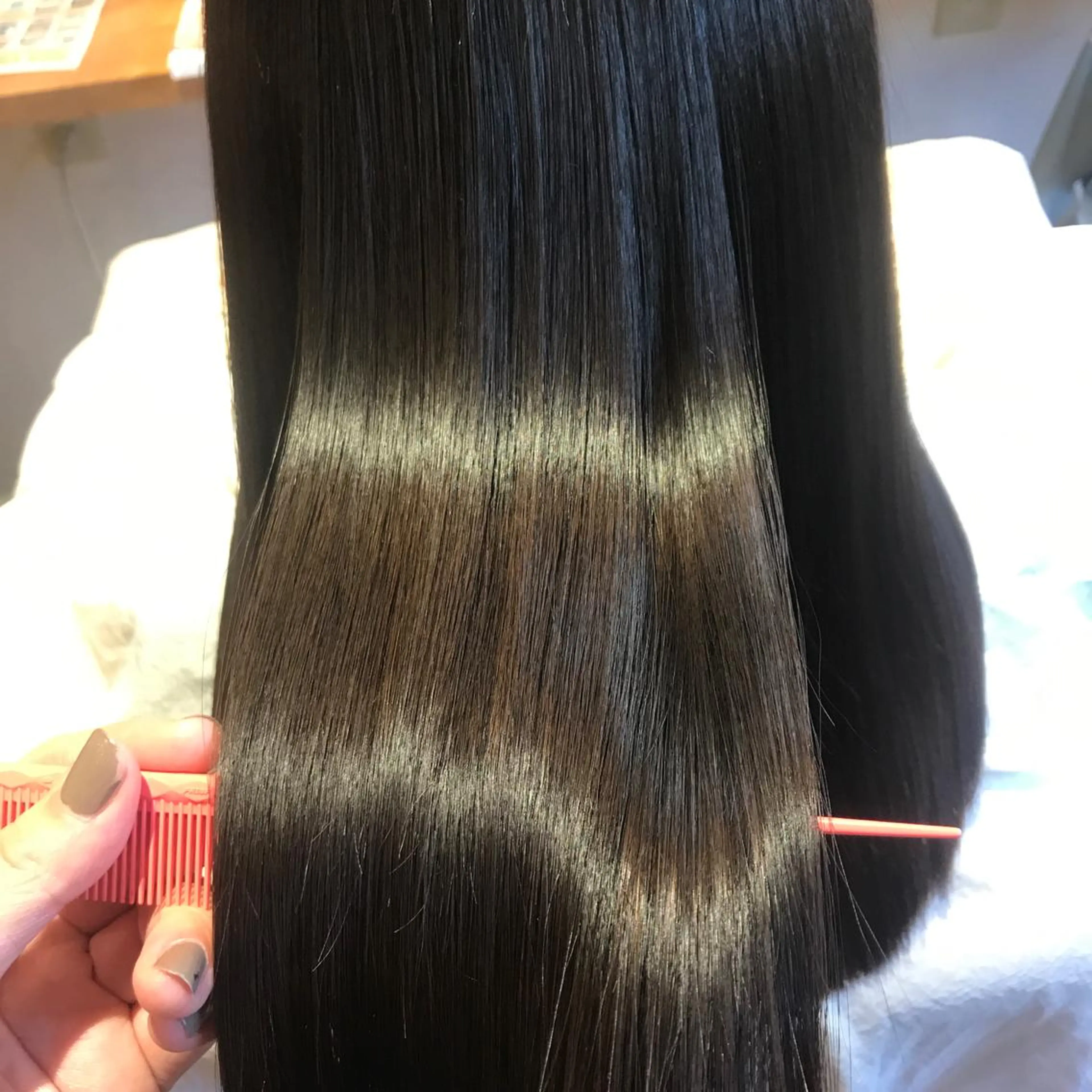 ロング 髪質改善×矯正🫧 韓国ヘアasamiのヘアスタイル