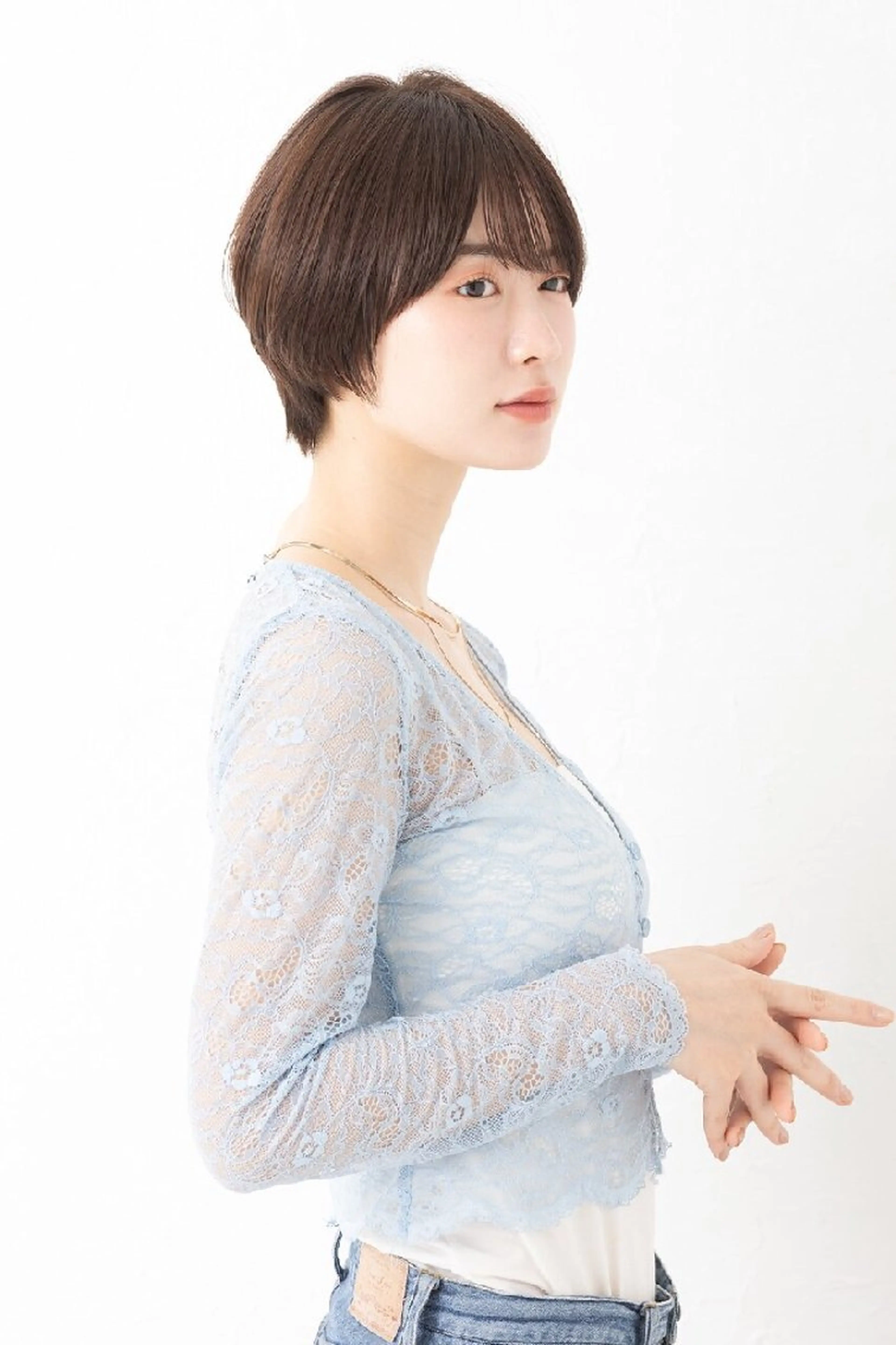 ショート カラー 丸みショート ショートヘア 小顔カット カット ヘアカラー トリートメント 自由が丘×似合わせ ディレクター枦山大将のヘアスタイル