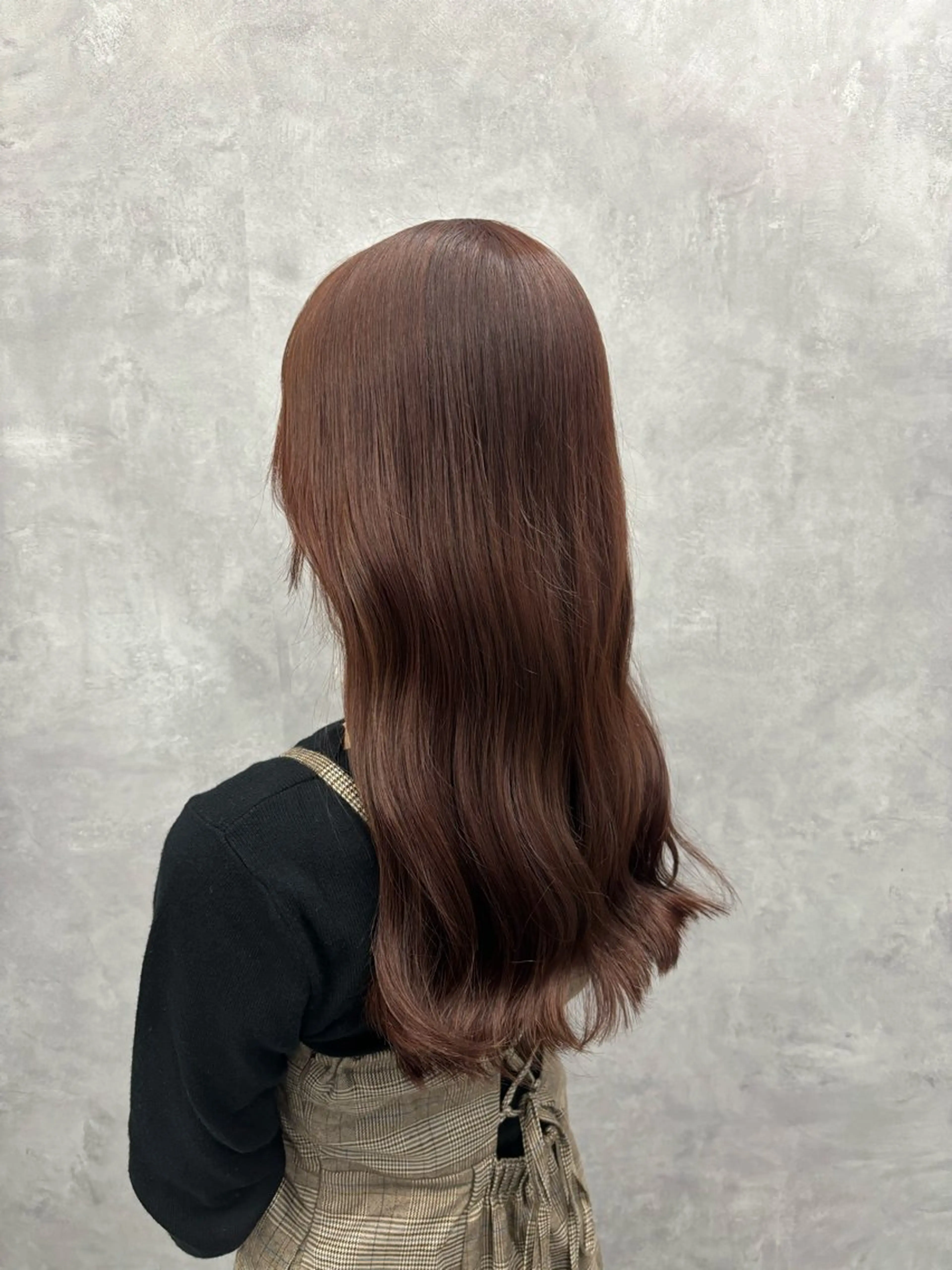 セミロング カット ヘアカラー トリートメント NUMBER 天王寺YUYAのヘアスタイル