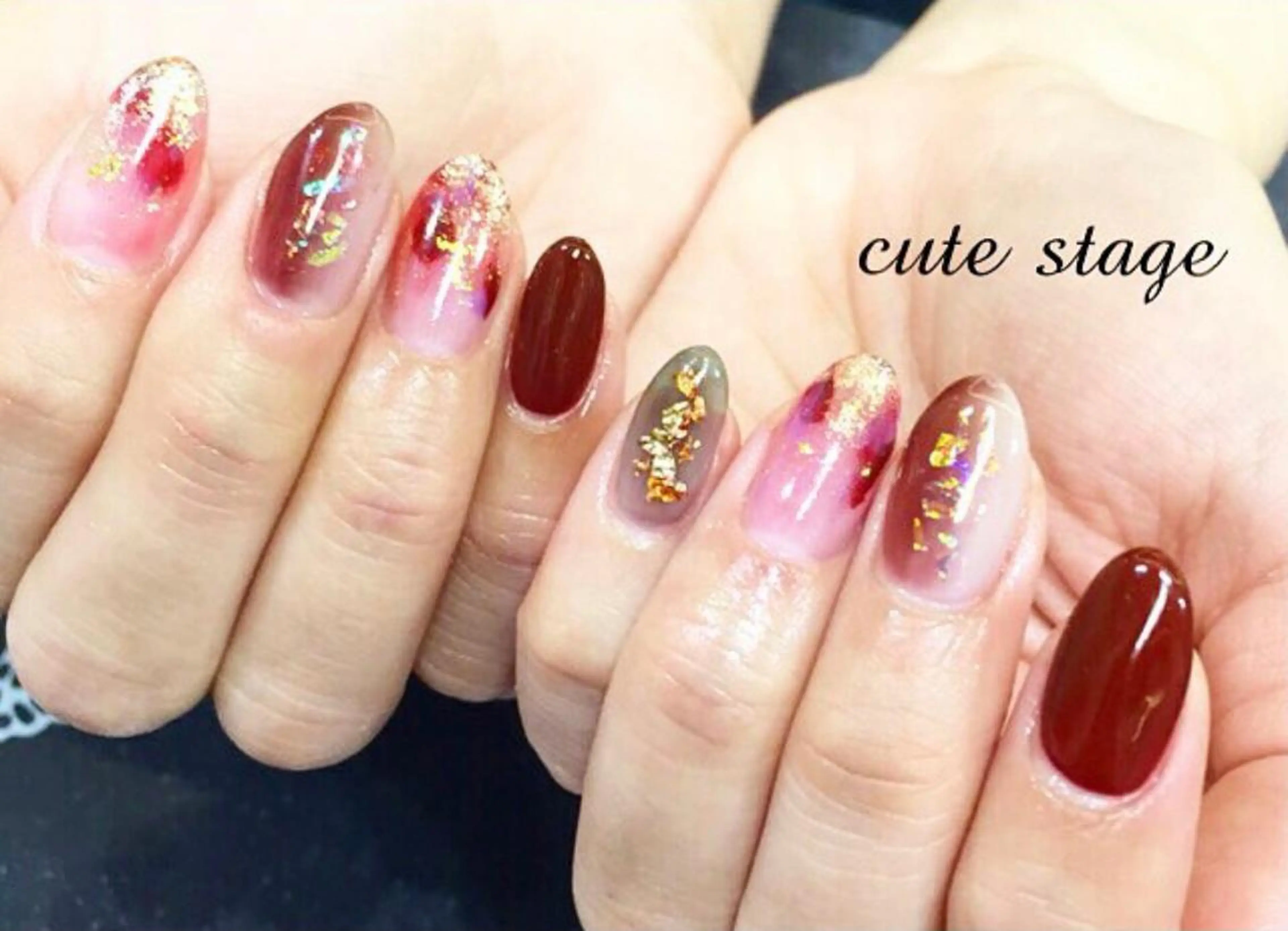 ネイル アートネイル ハンドネイル cute stage所属・CUTE STAGEのネイルデザイン