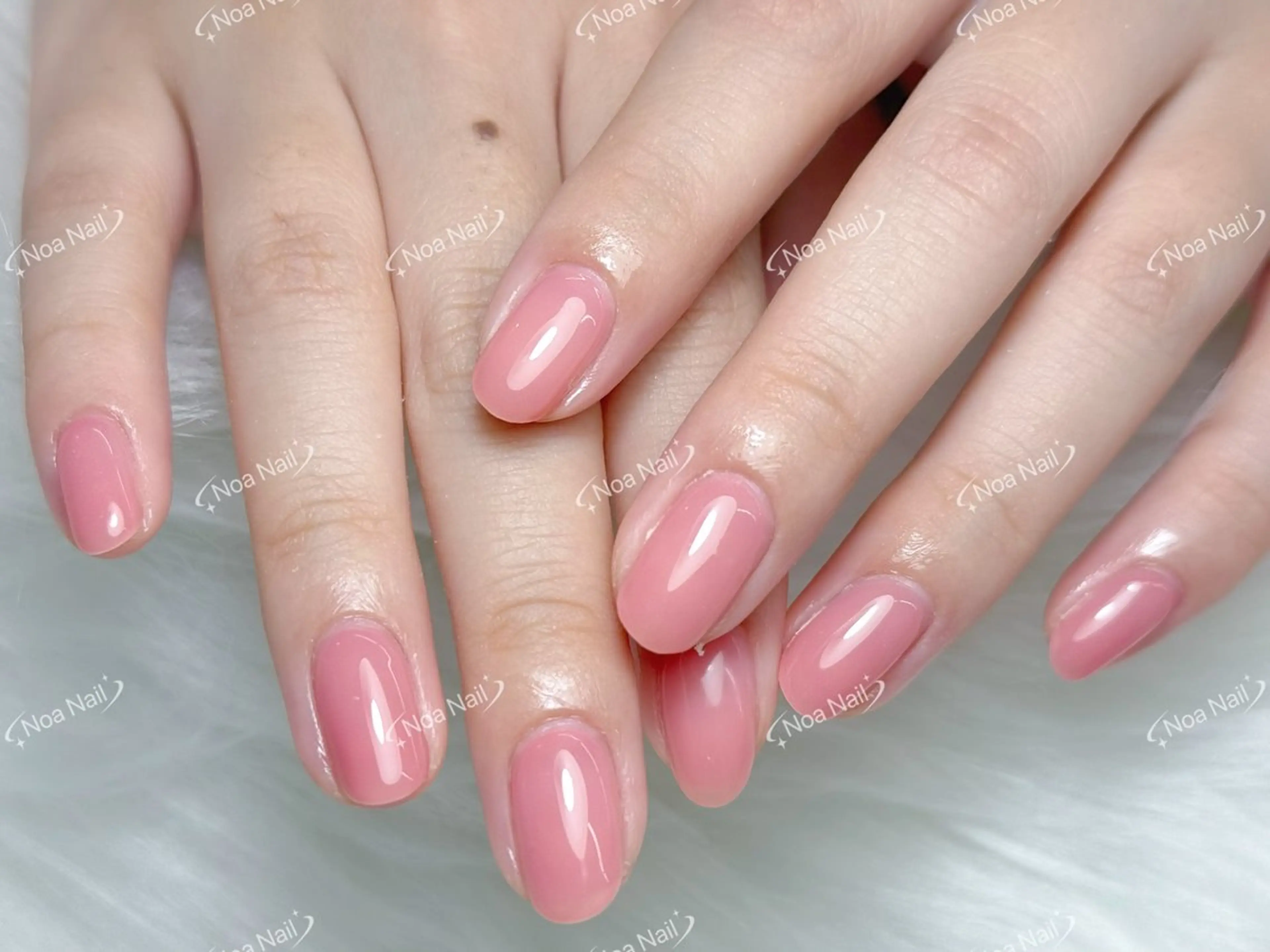 ネイル フレンチネイル グラデーション 韓国ネイル 持ち込み ニュアンスネイル ハンドネイル Noa Nailのネイルデザイン