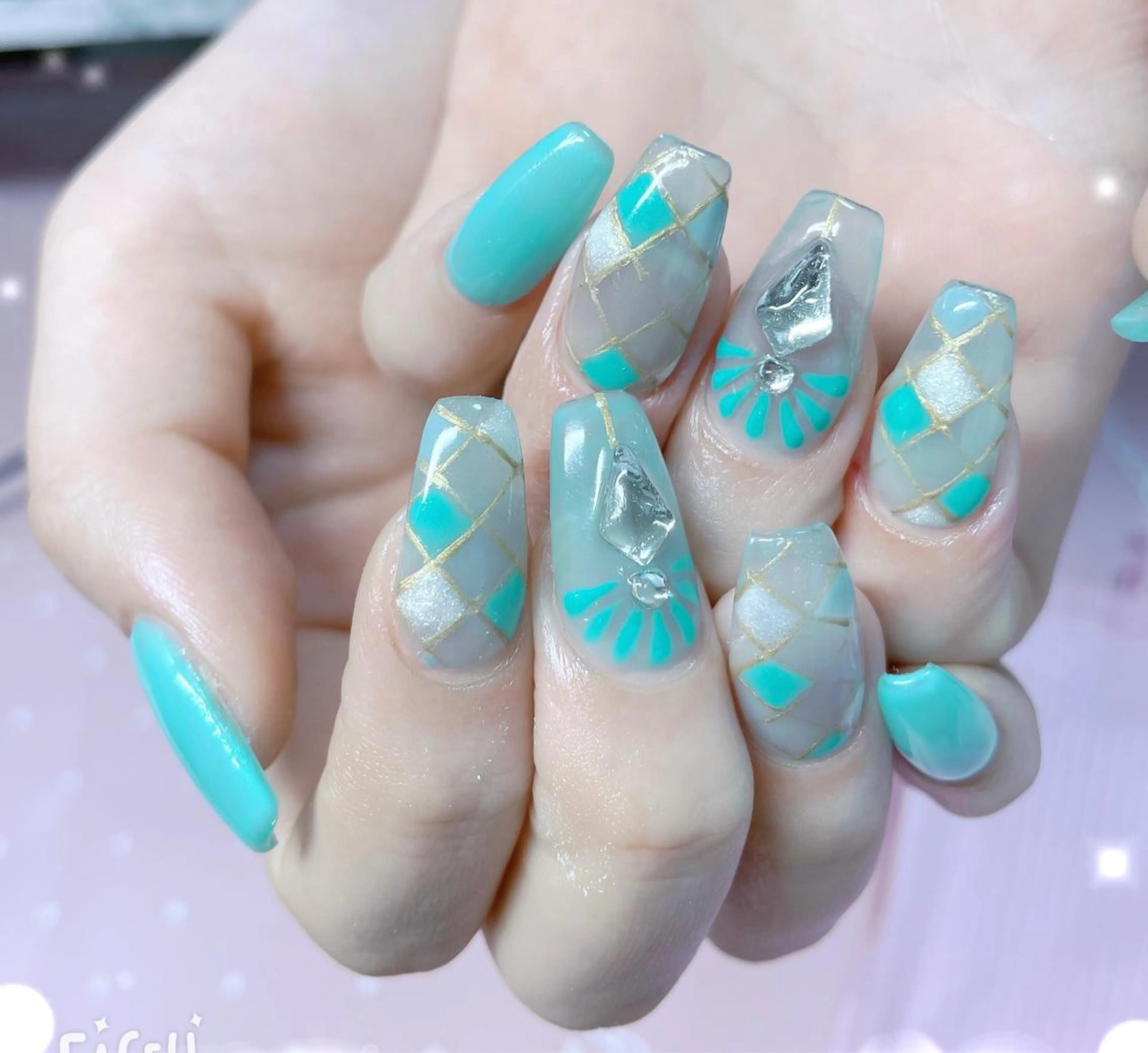 ネイル スカルプネイル Sunnynail  サニーのネイルデザイン