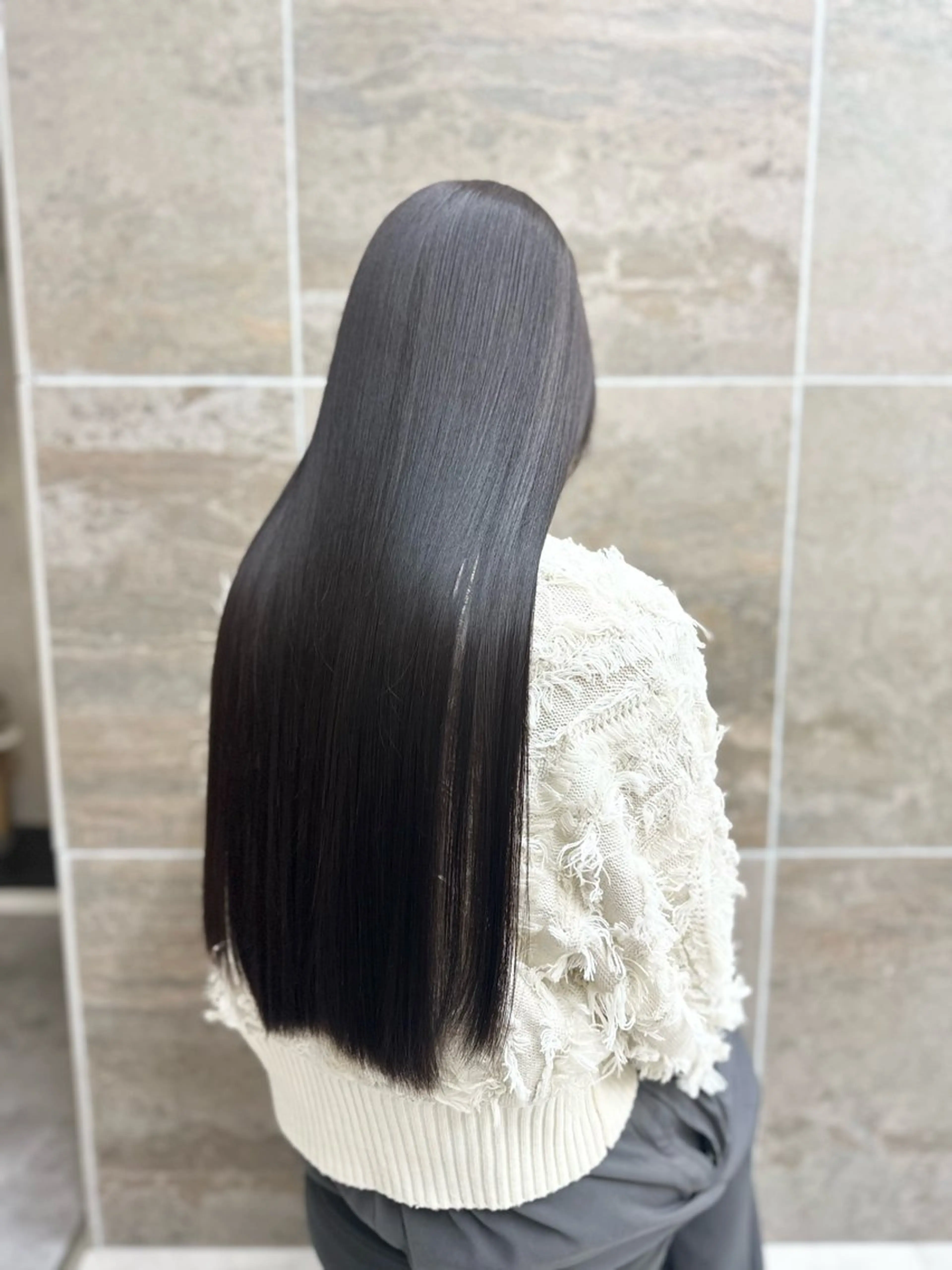 ロング カラー パーマ 縮毛矯正 【髪質改善特化】 tamのヘアスタイル