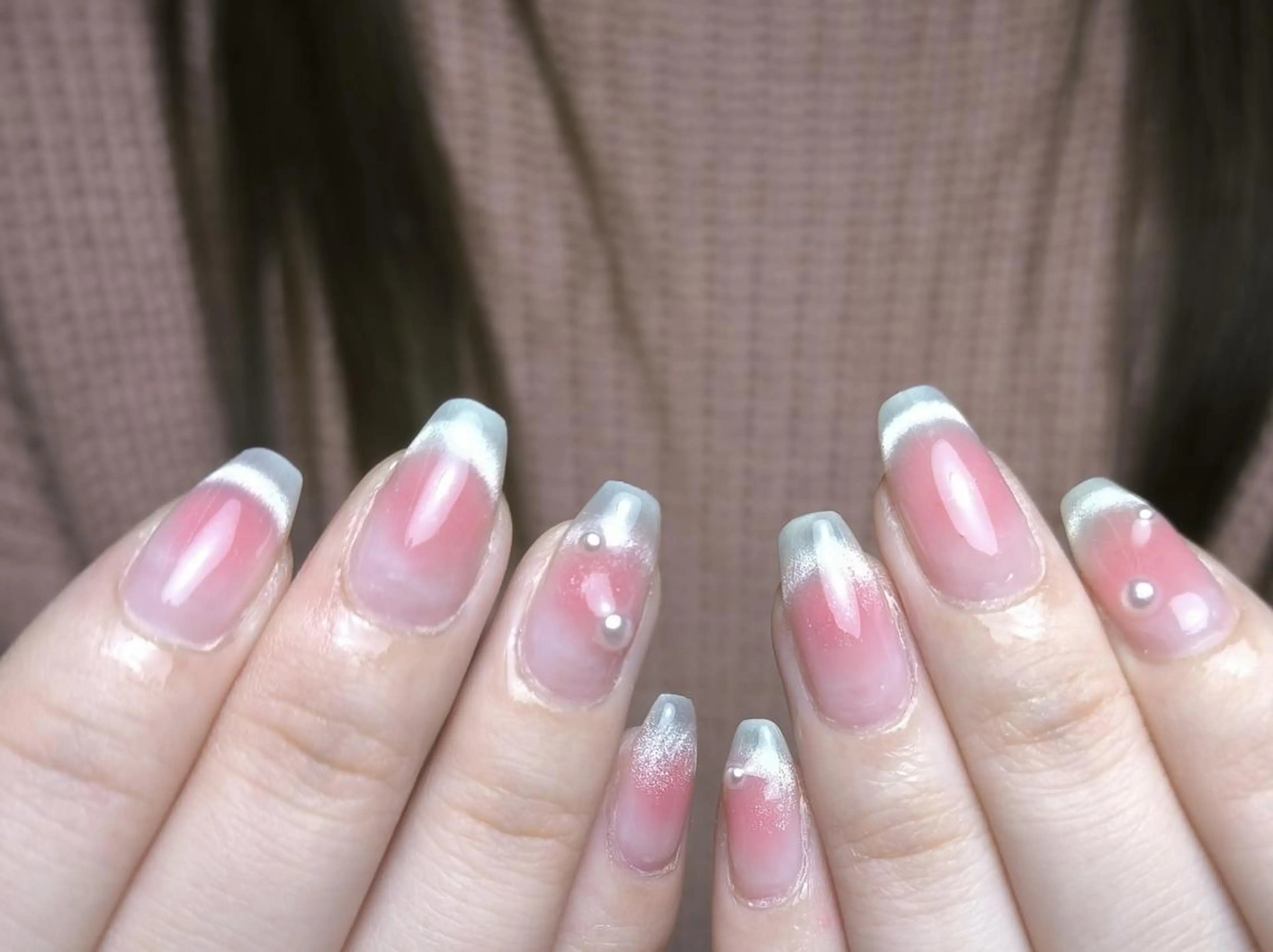 ネイル ki🍒🍒 ki ツルツルネイルのネイルデザイン