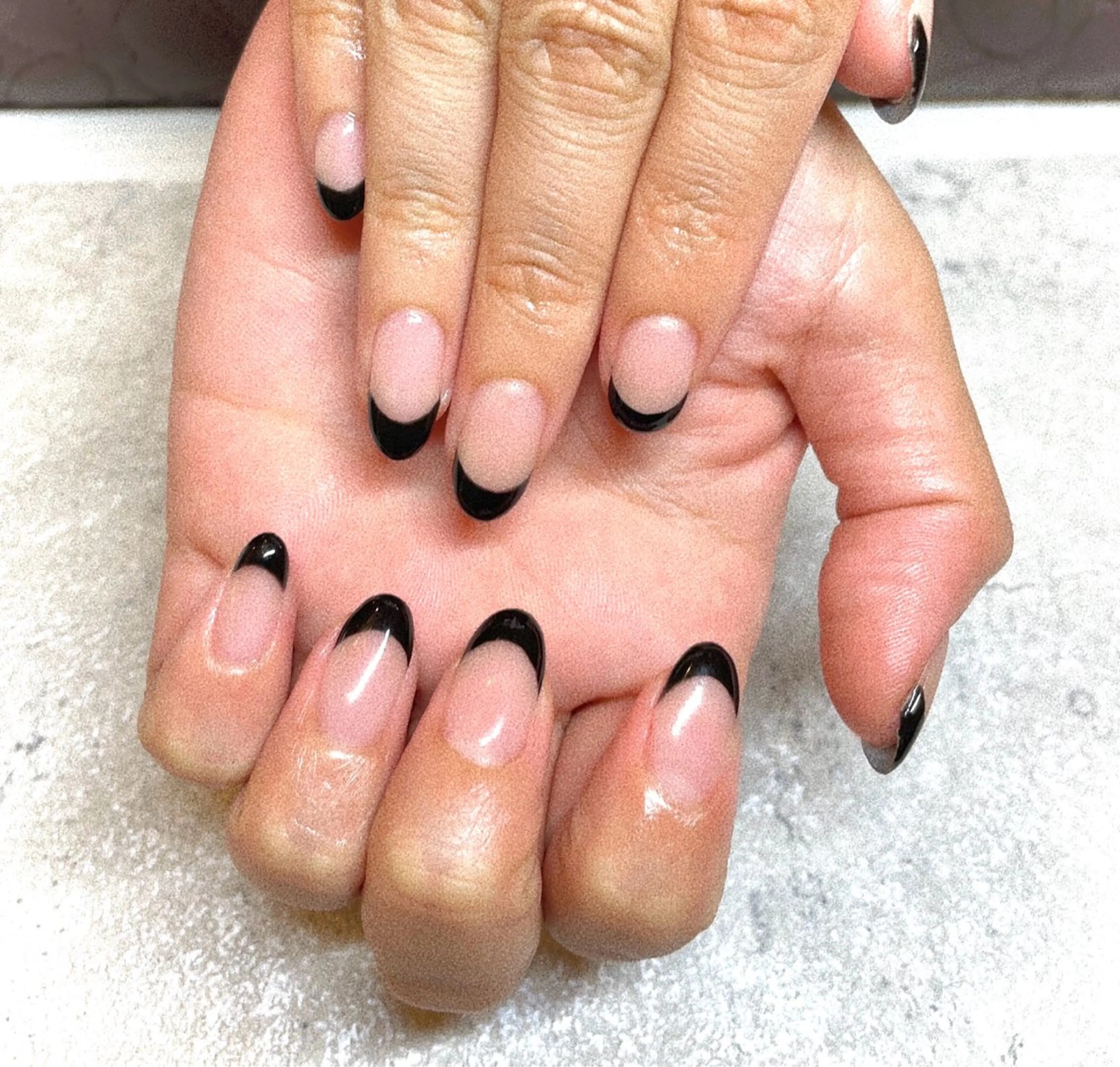 フレンチネイル【オフなし】の写真