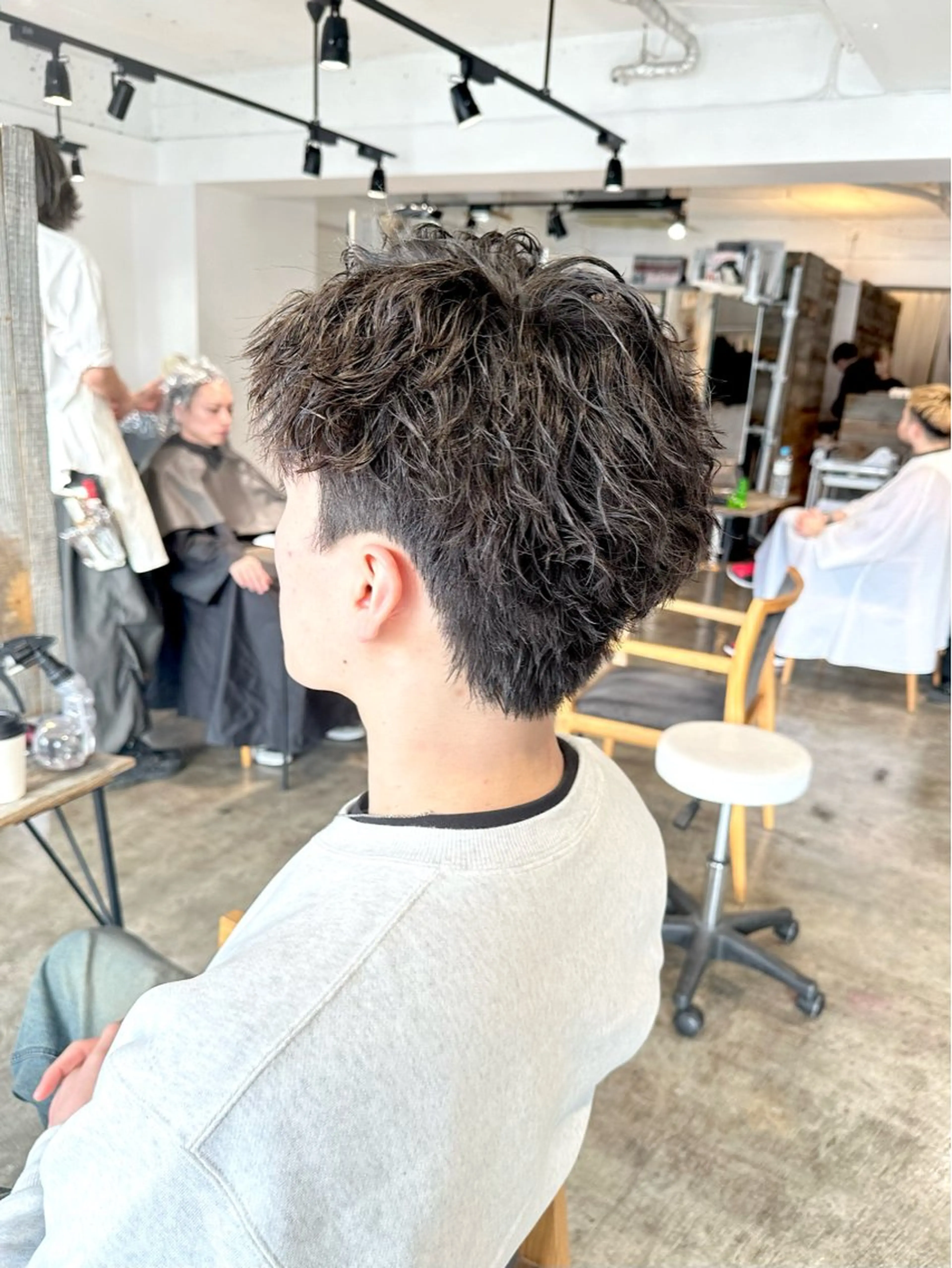 メンズ メンズパーマ スパイキーショート カット ヘアカラー パーマ トリートメント 骨格補正施術/メンズ 専門美容師/YUYAのヘアスタイル