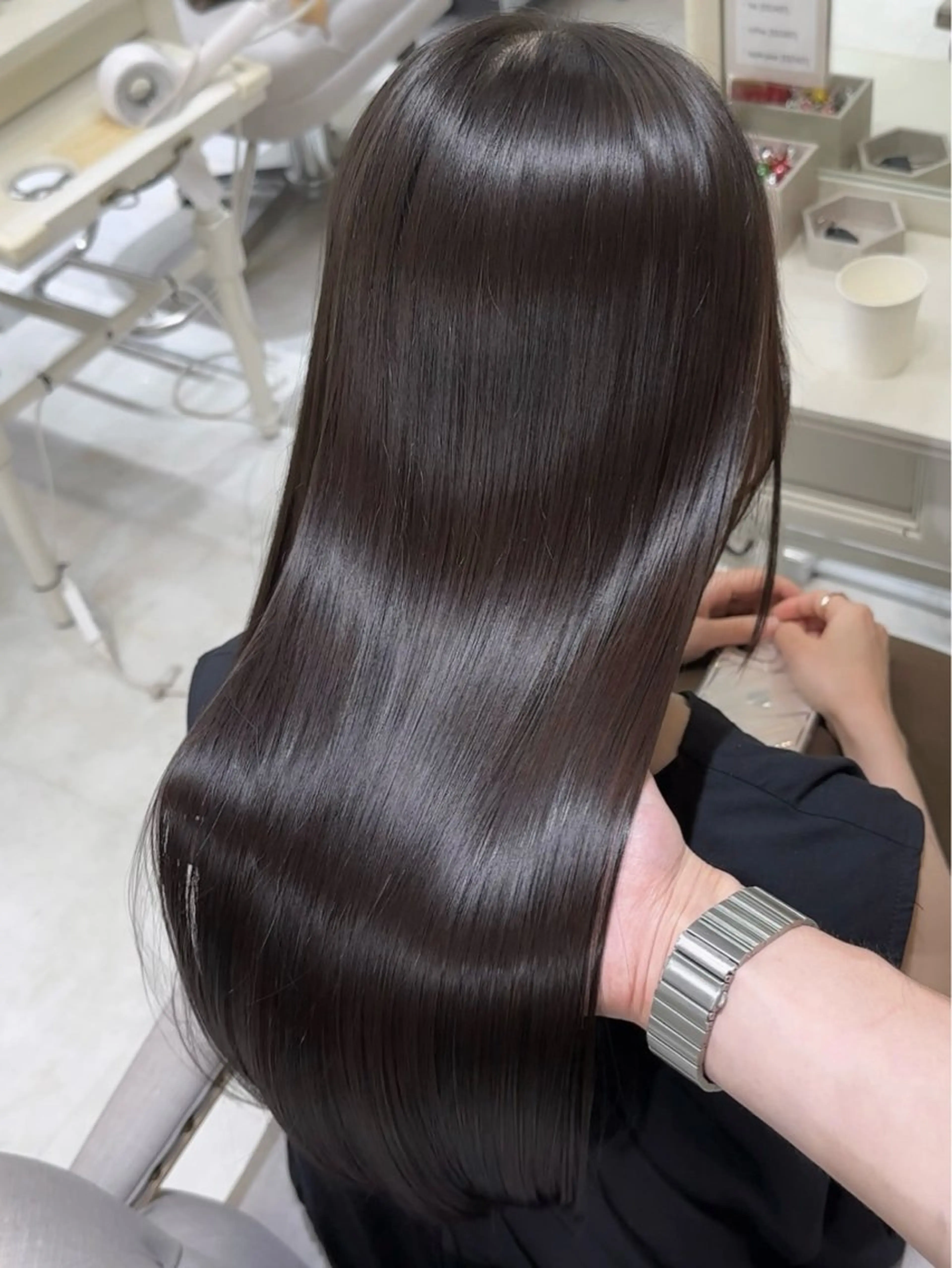 ロング カラー ヘアカラー トリートメント Core Haruのヘアスタイル