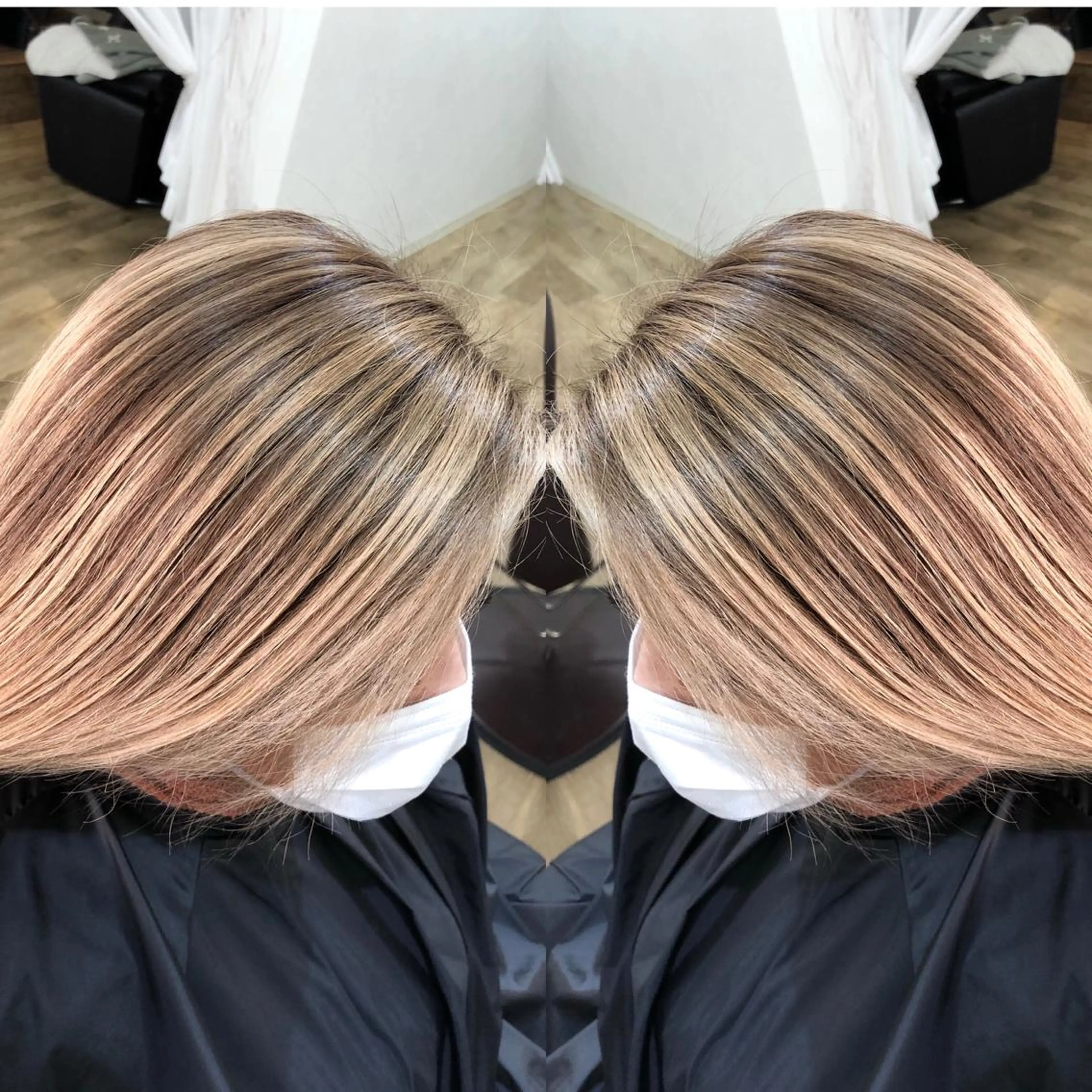 ロング カラー プライベートサロン LyoN/RYOTAのヘアスタイル