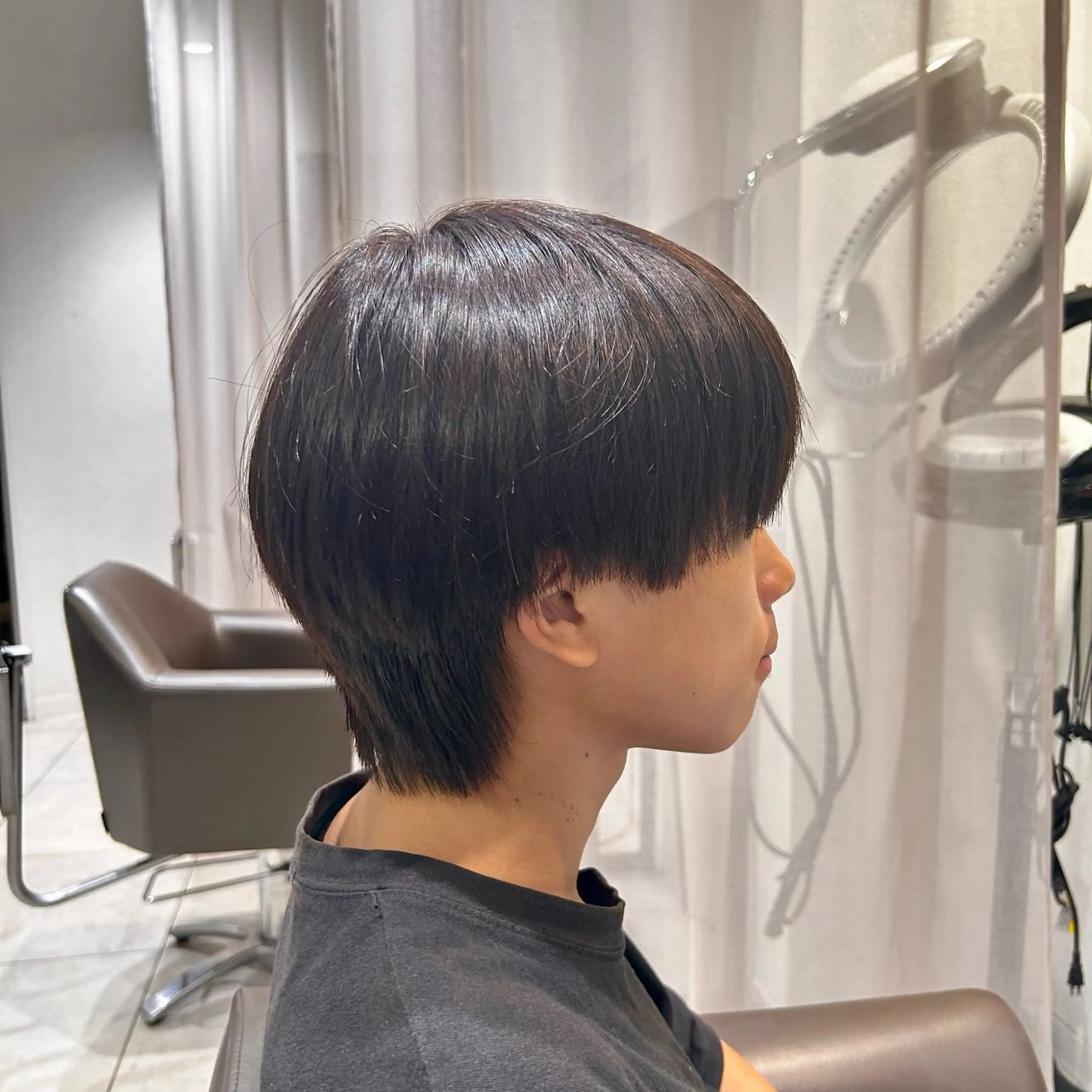 メンズ マッシュウルフ マッシュ メンズウルフカット ウルフカット カット 保坂 駿太郎のヘアスタイル