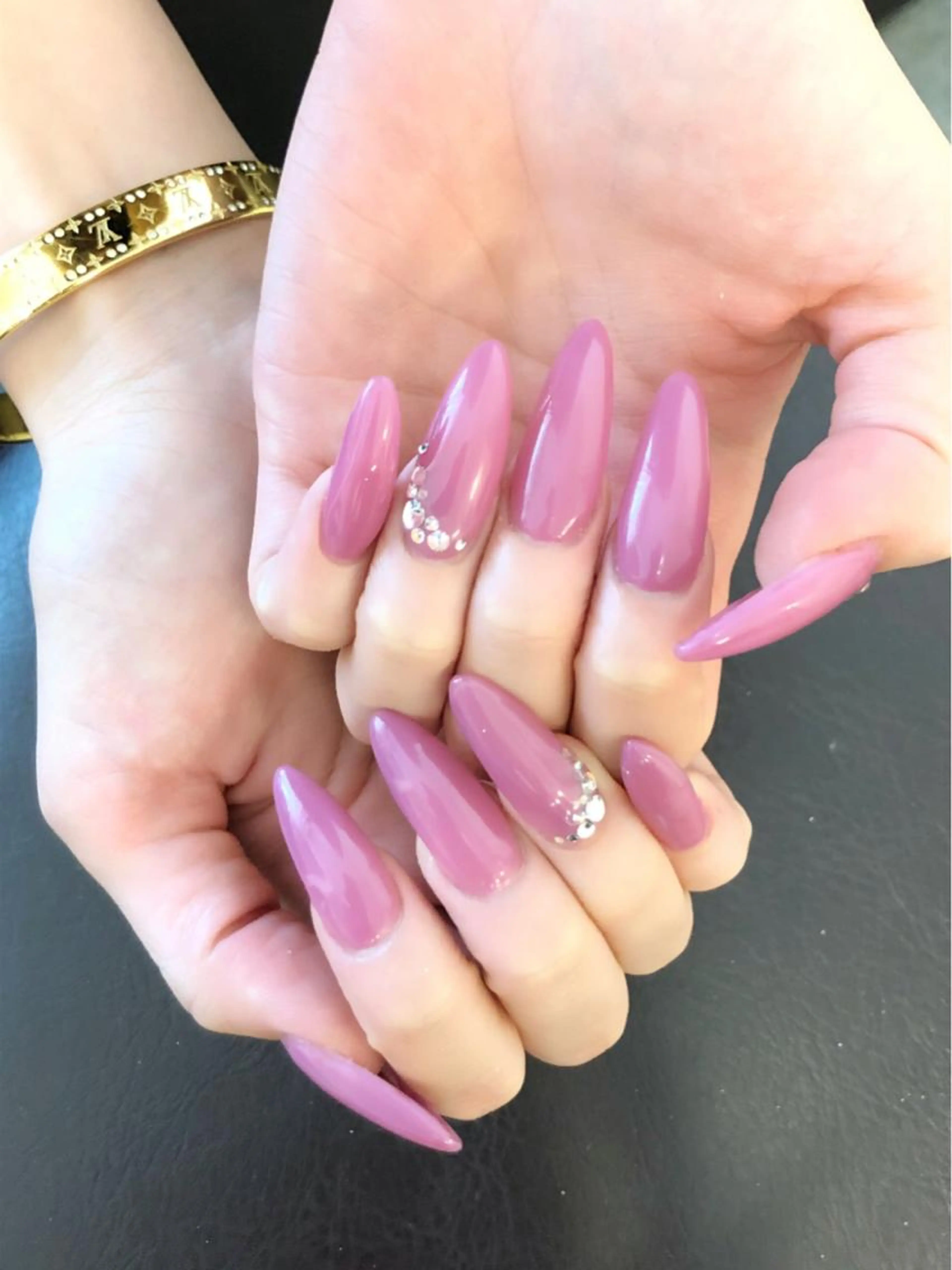 【モニター】ジェルチップ長さだし ワンカラーの写真