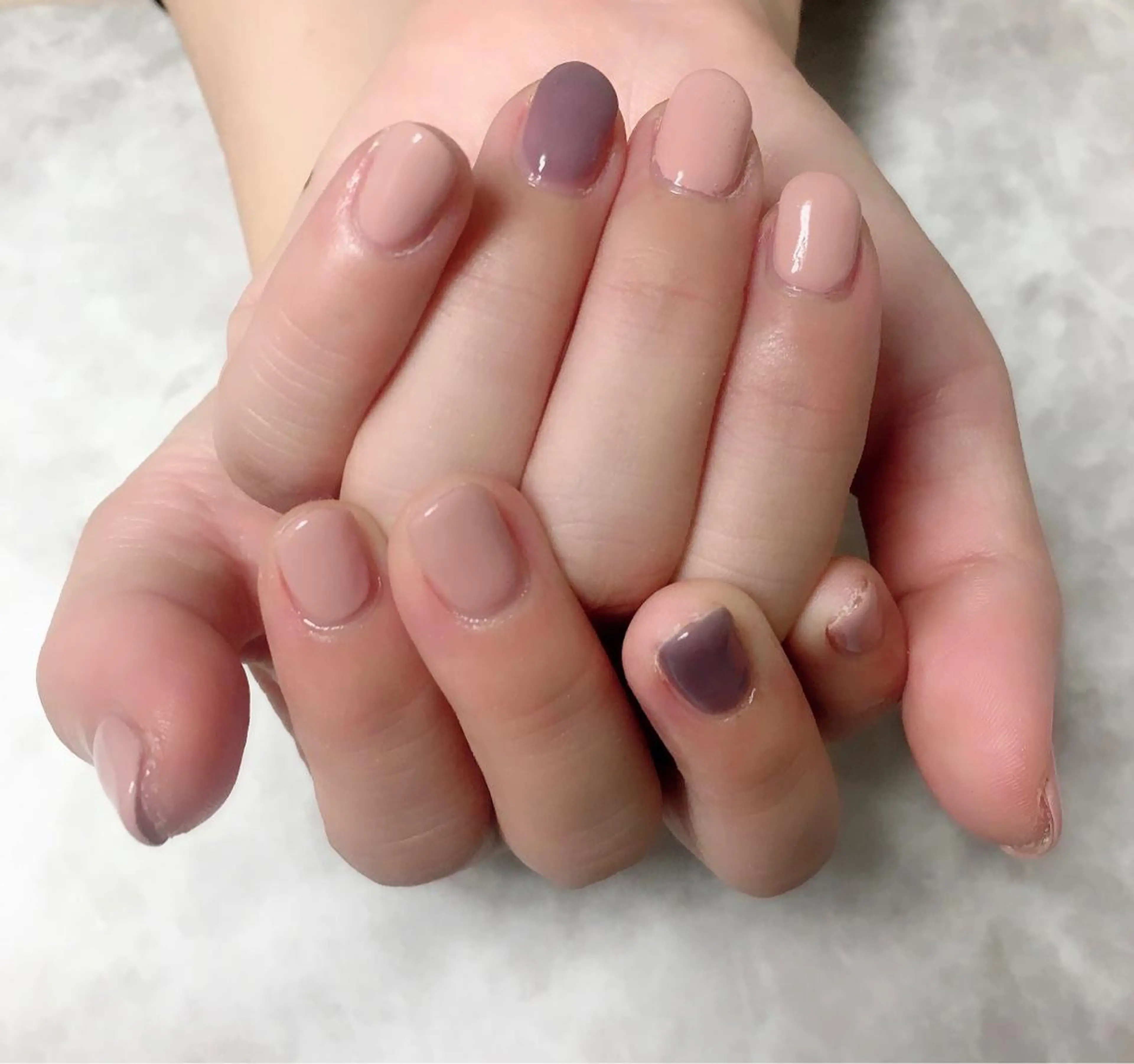 ネイル ワンカラーネイル 自爪育成/深爪矯正 mikiのネイルデザイン