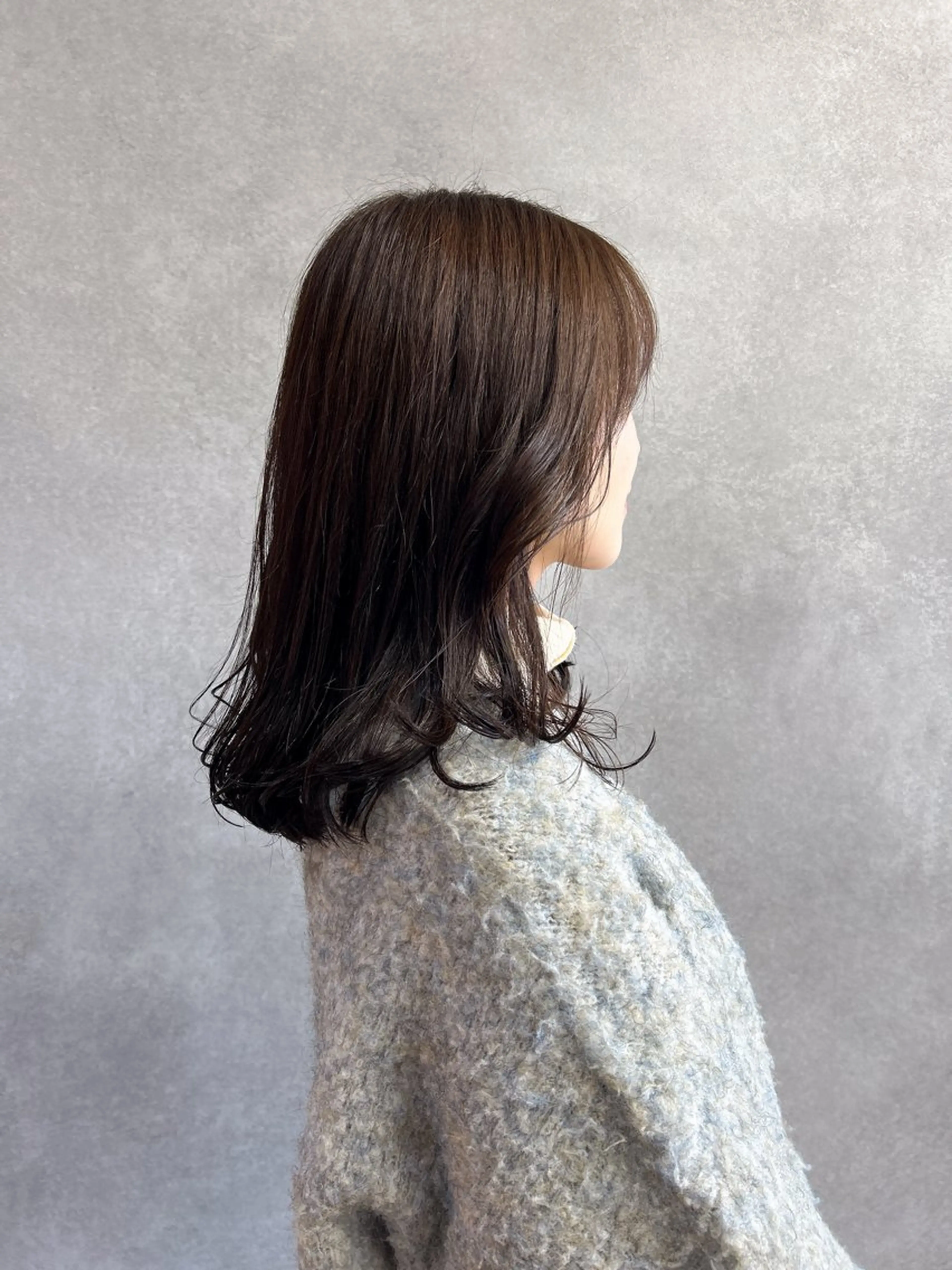 ミディアム 伶風/レイヤー /ボブ/透明感カラーのヘアスタイル