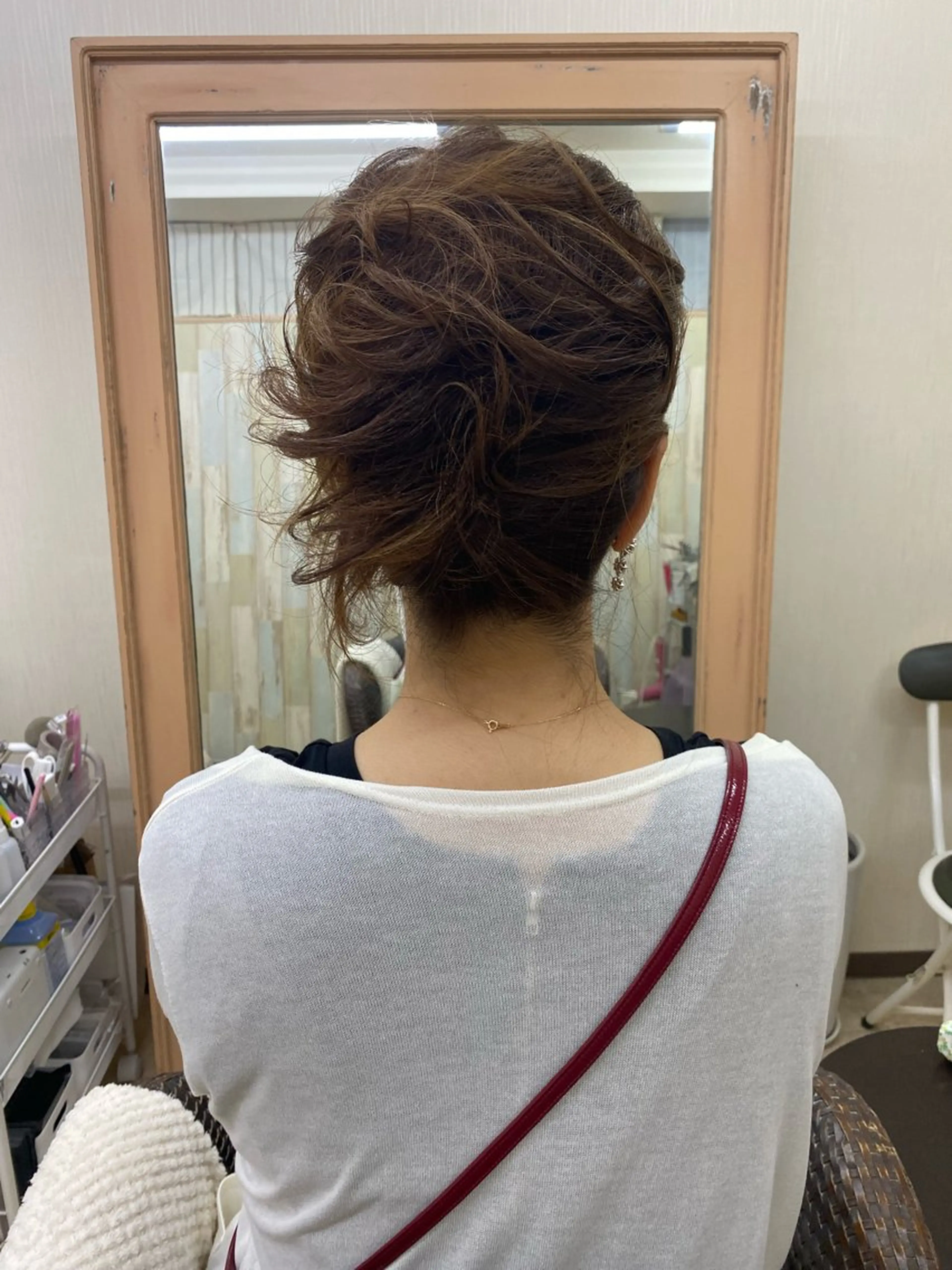 ミディアム ヘアセット Hair Salon Noel所属・吉田 由希子のヘアスタイル