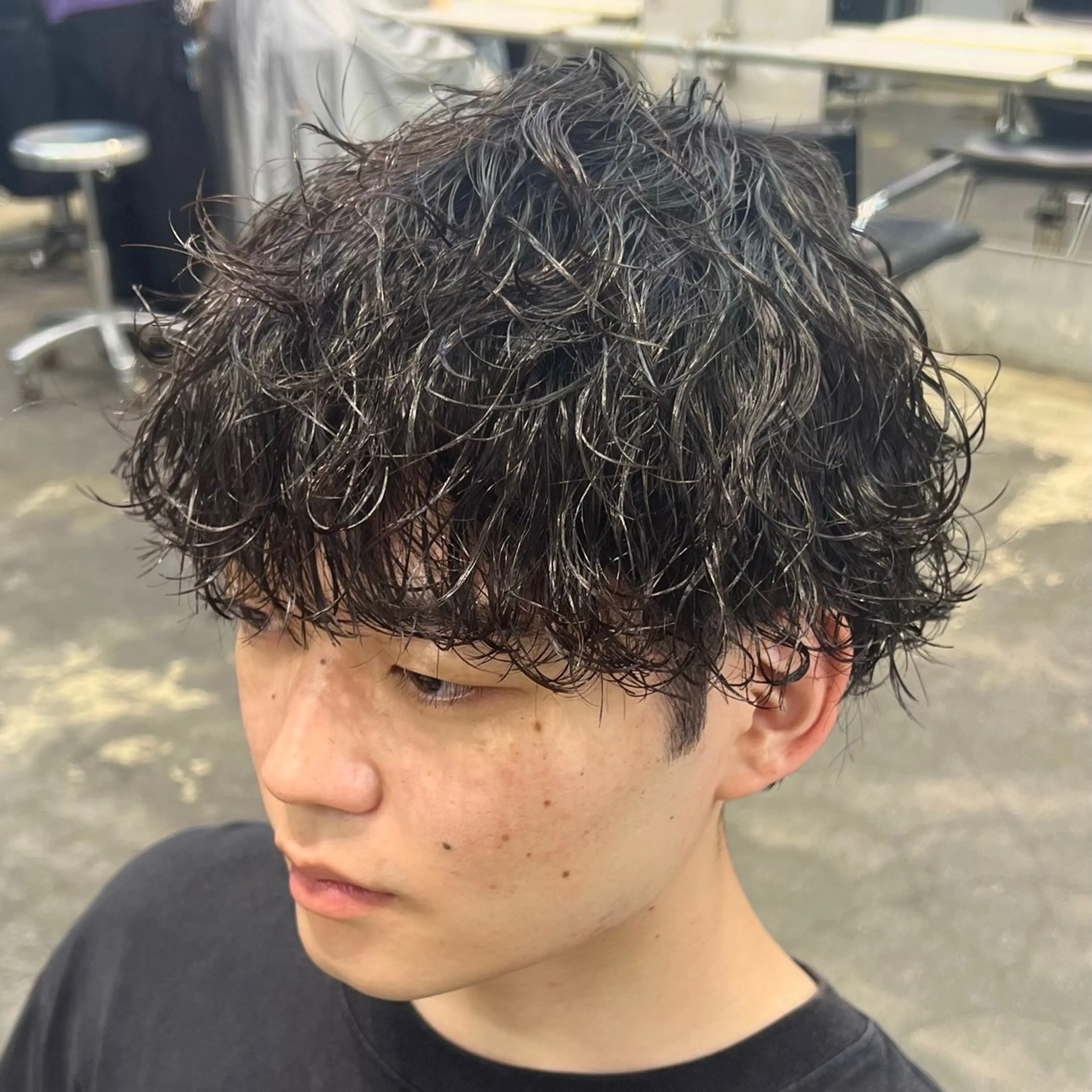 パーマ メンズ 似合わせパーマ/ 艶髪矯正/文哉のヘアスタイル