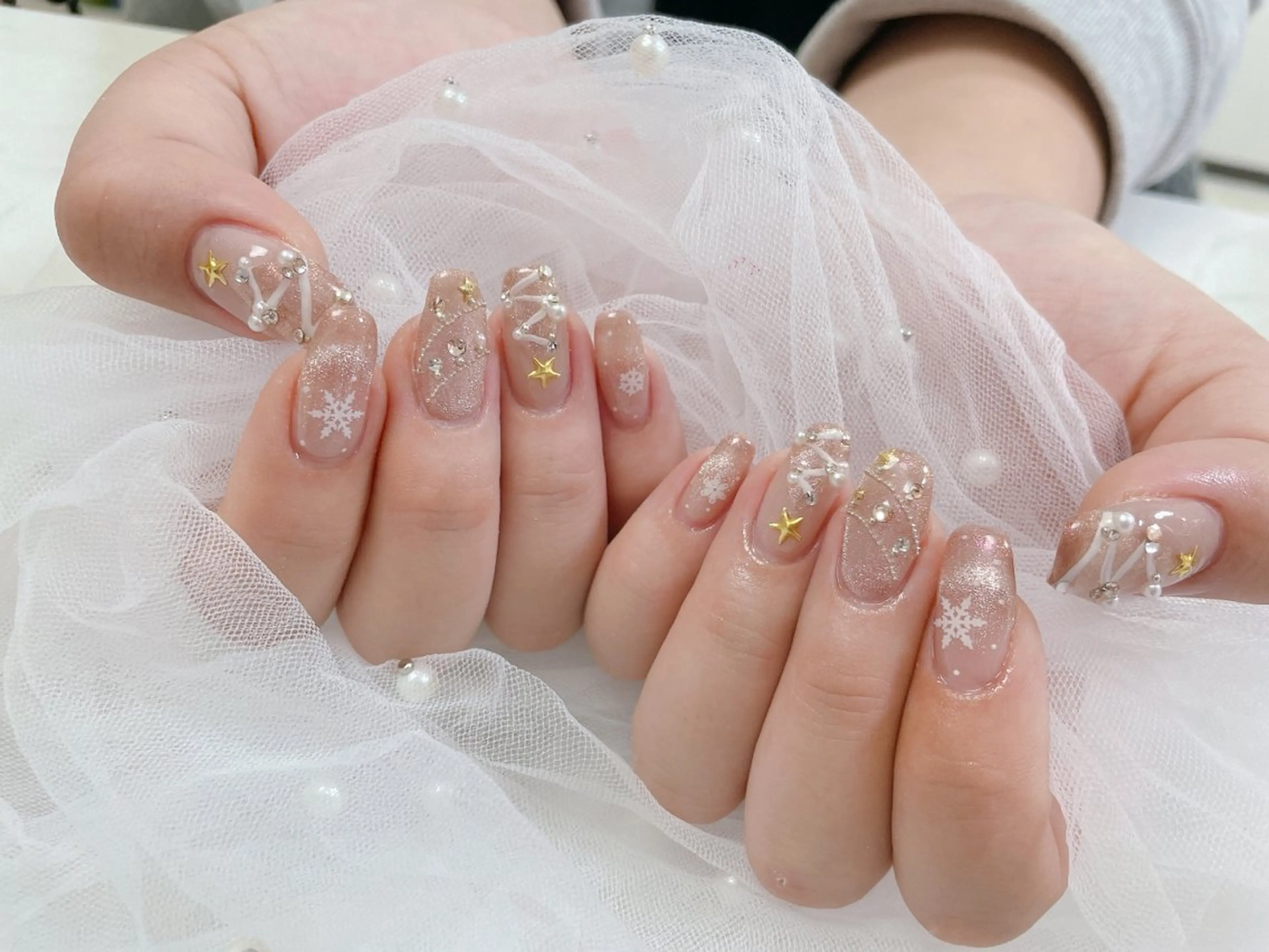 ネイル ハンドネイル ネイルサロンエクラ 🫧Shizukaのネイルデザイン