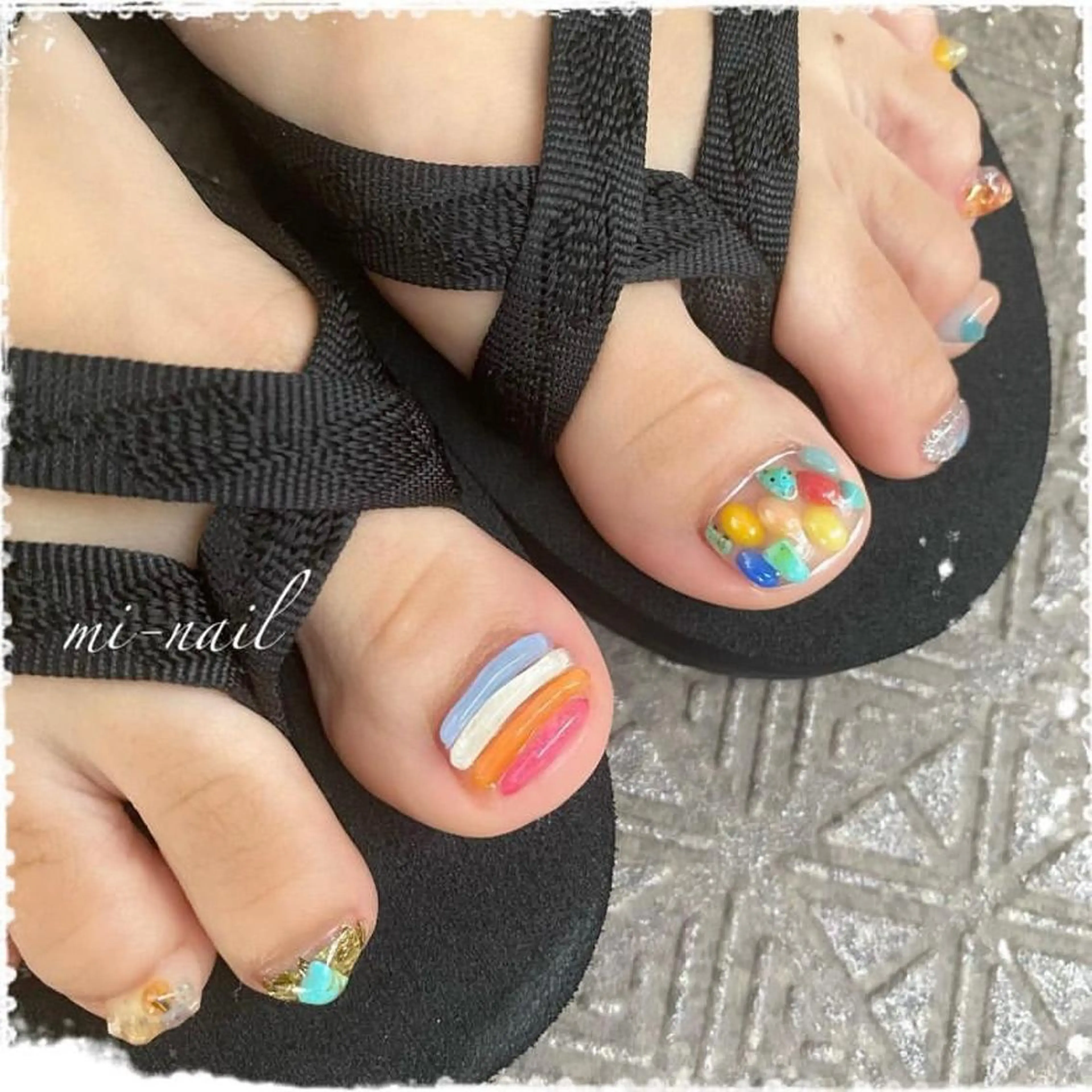 ネイル フットネイル ..mi_nail..所属・..mi-nail ..のネイルデザイン