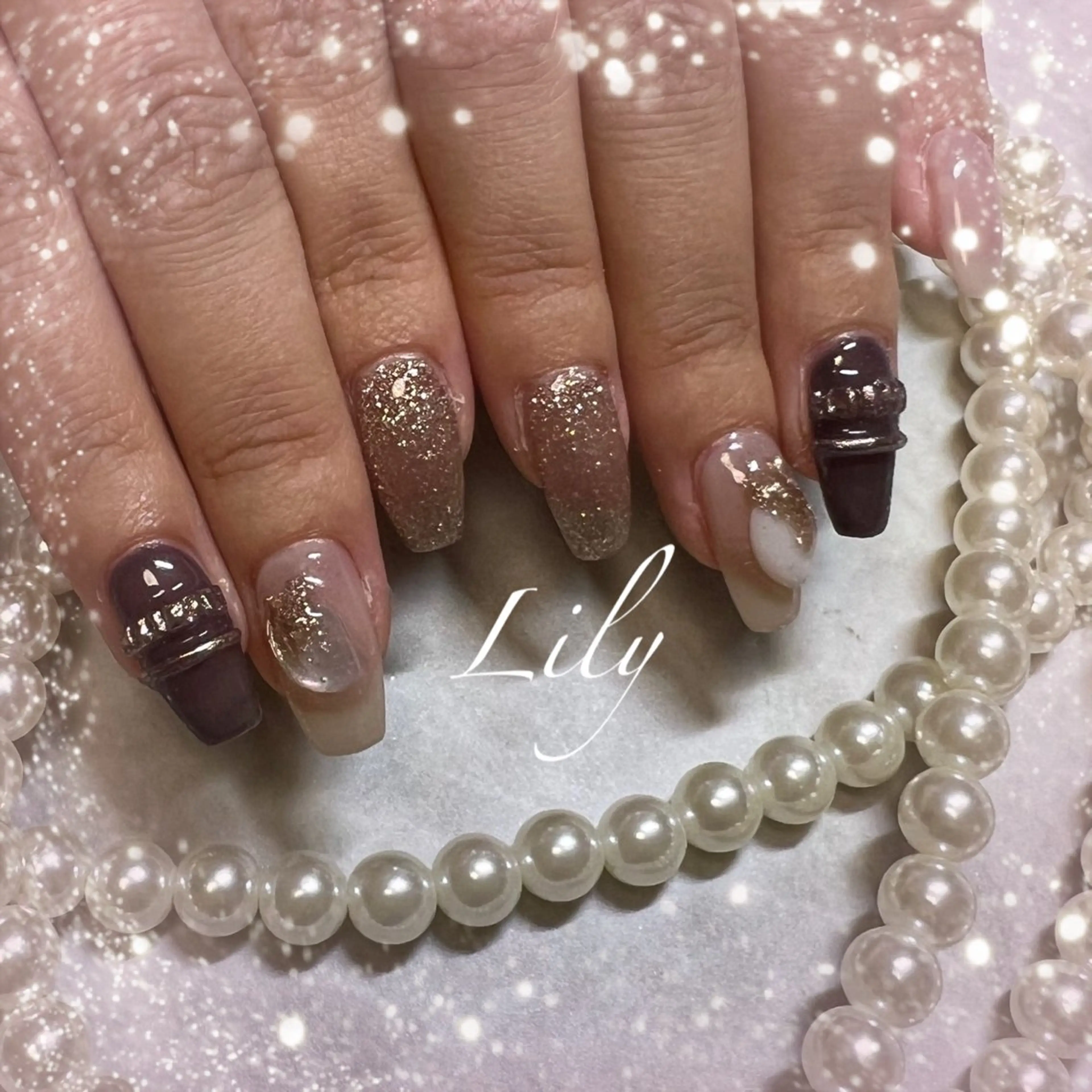ネイル ハンドネイル Nailsalon Lilyのネイルデザイン
