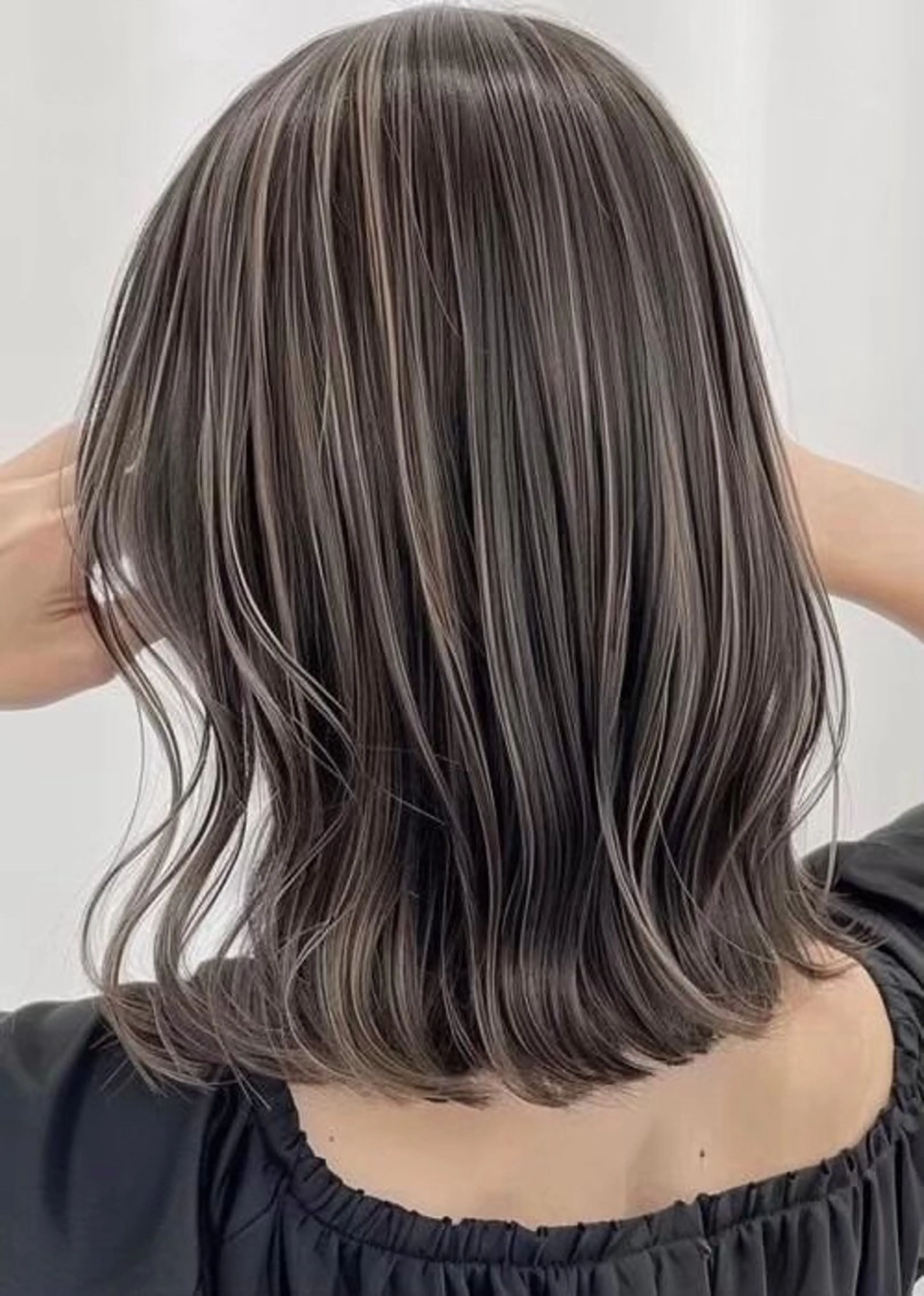 ミディアム ヘアカラー 🫧美髪矯正 🫧yukiのヘアスタイル