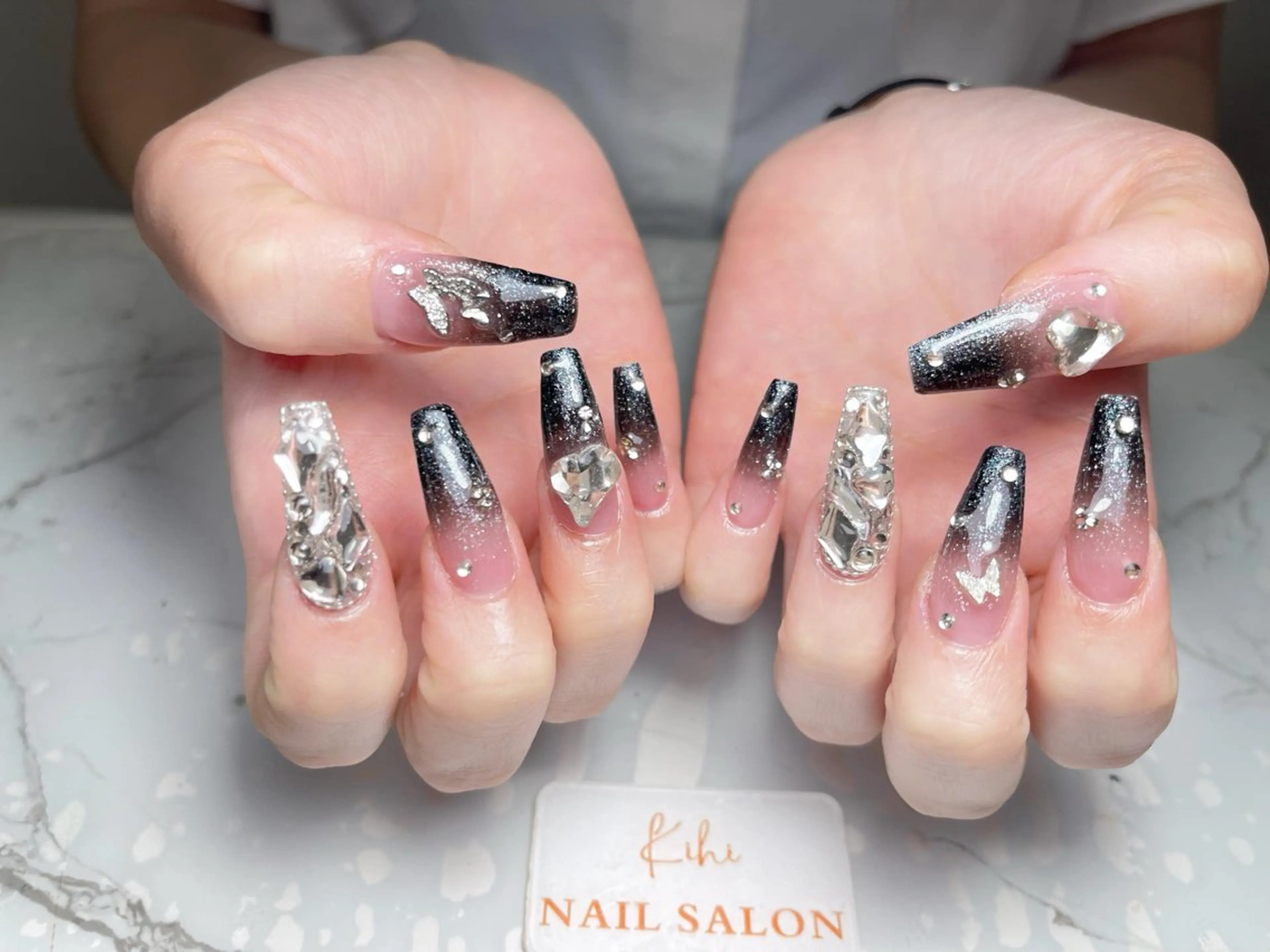 ネイル アートネイル フレンチネイル ジェルネイル グラデーション 韓国ネイル ハンドネイル ハンドケア Nail Salon Kihi さくらのネイルデザイン