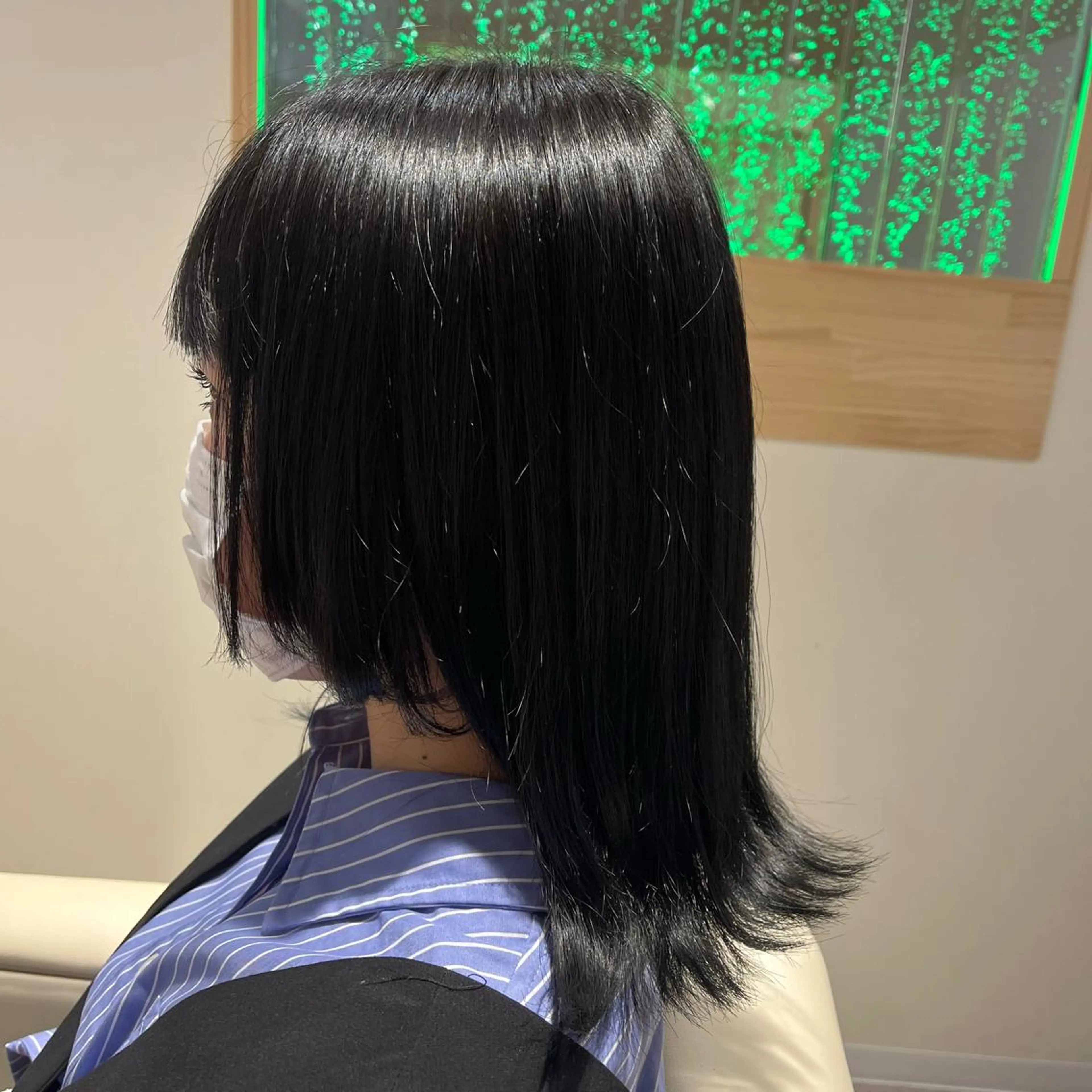 セミロング カラー 髪質改善 個室サロン Aurora 蔵前美容院所属・韓国式髪質改善 副店長コバリアオイのヘアスタイル