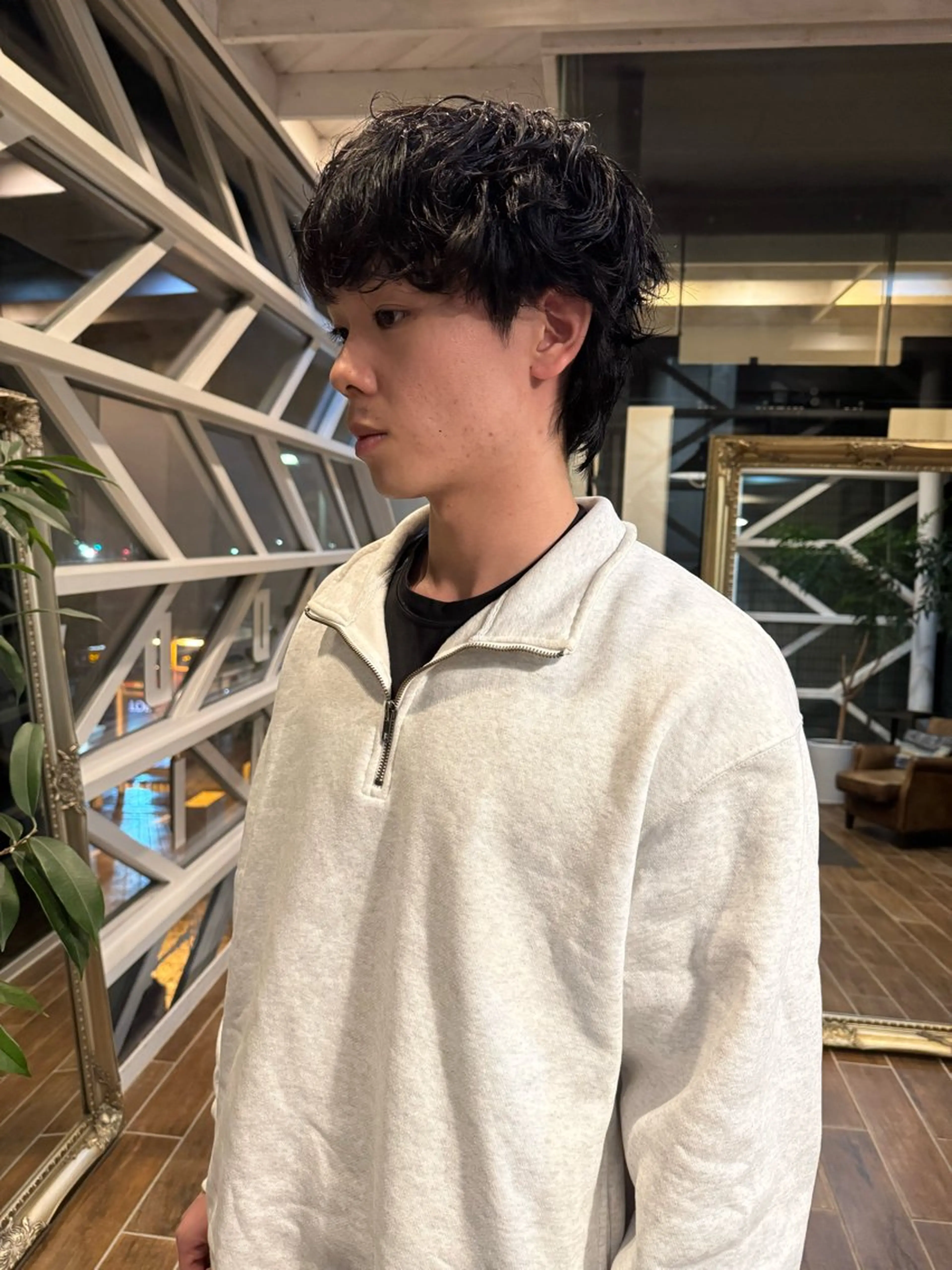 パーマ メンズ パーマ 村上 輝のヘアスタイル