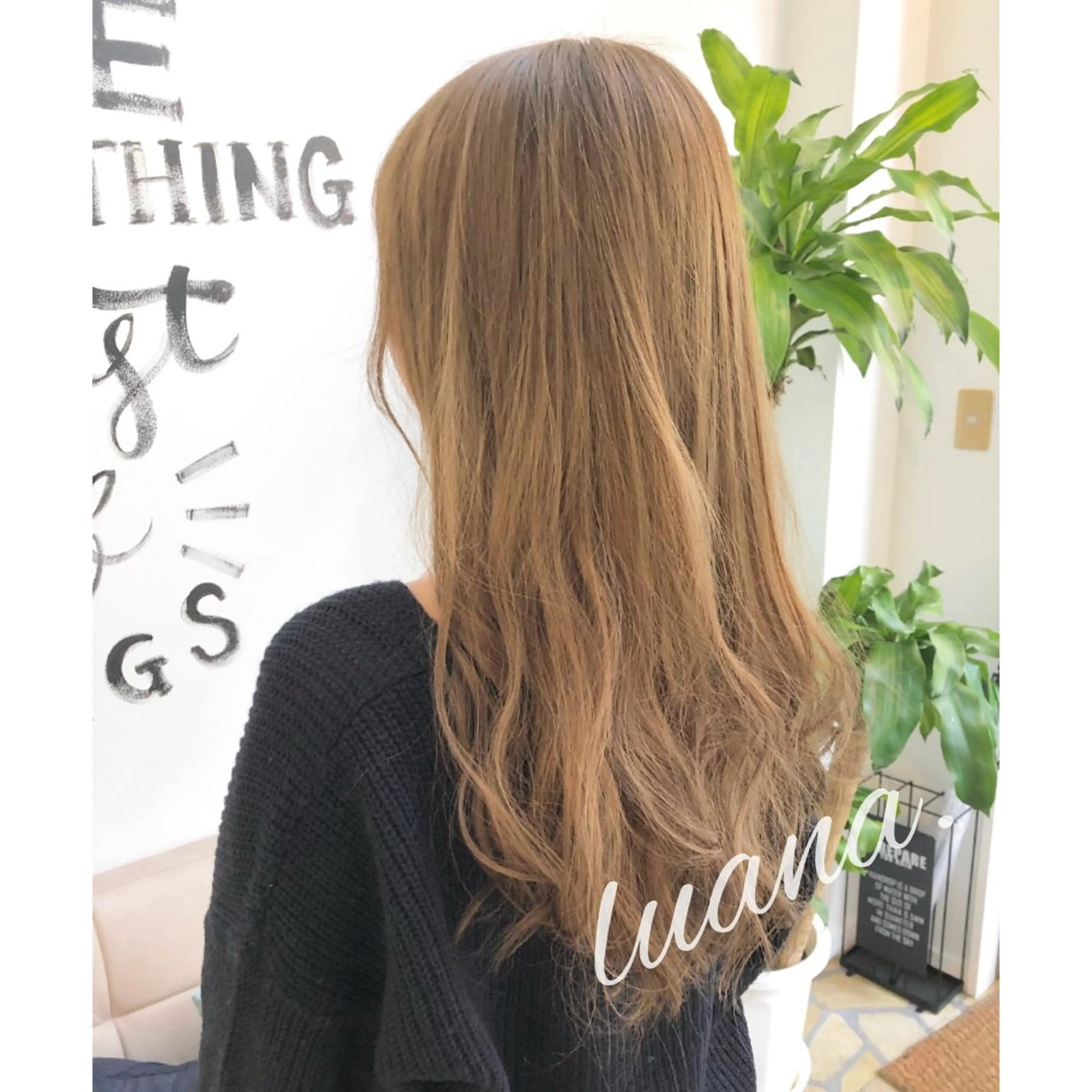 ロング ハイライト ヘアカラー トリートメント エクステ・髪質改善・ ブリーチ・吉田大介のヘアスタイル