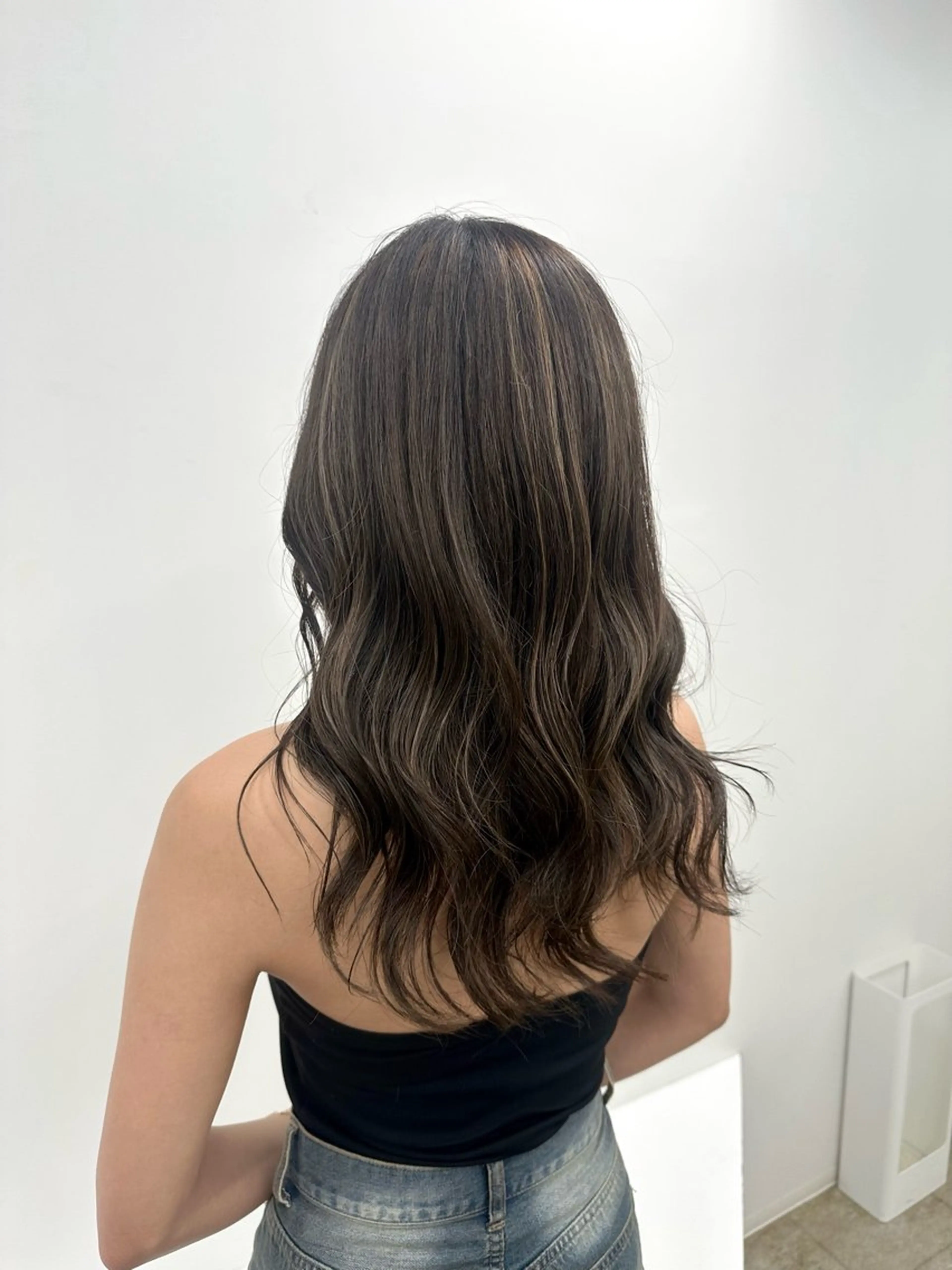 セミロング カラー ヘアカラー jjeno所属・aisa 札幌カラーモデル🎀のヘアスタイル